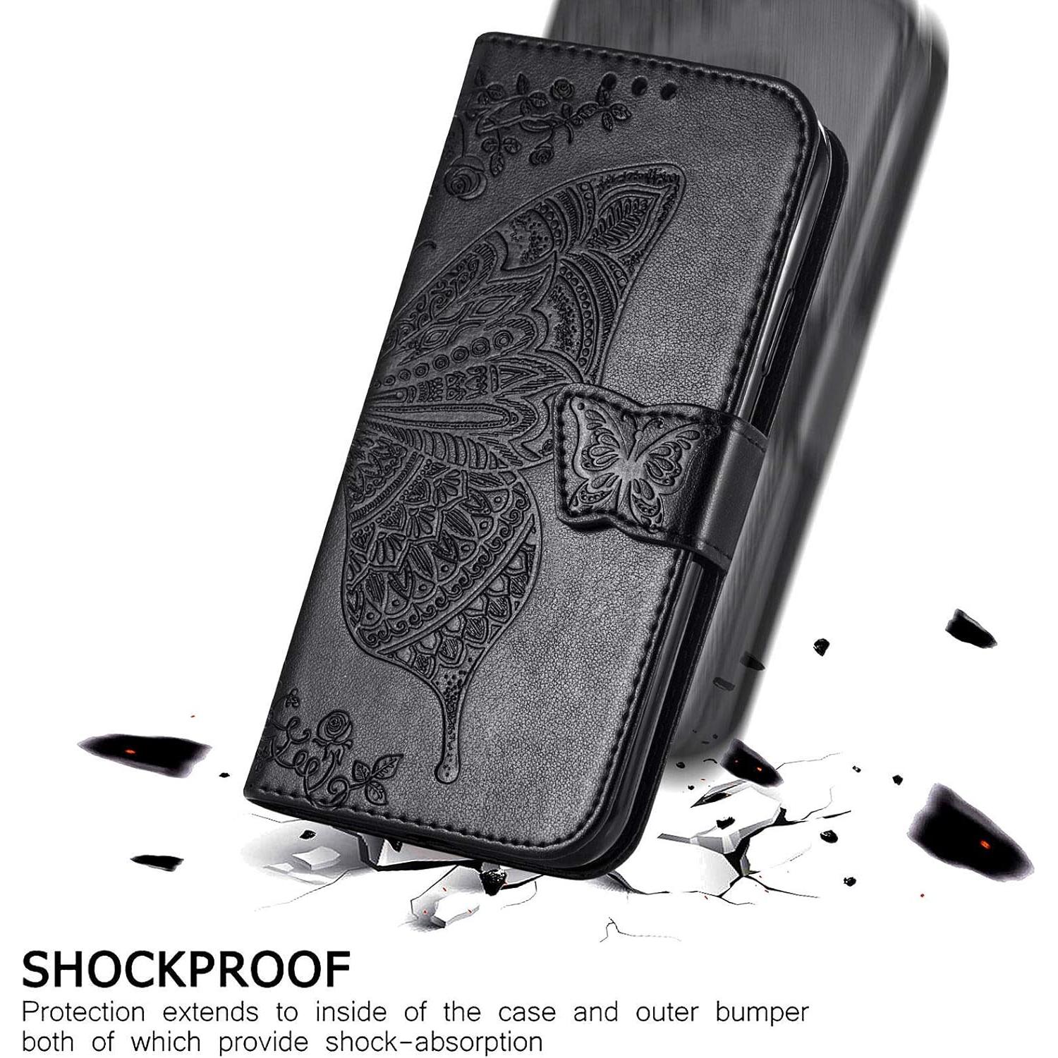 Funda Cartera Plegable HAOTP para Samsung Galaxy A35 5G Negro