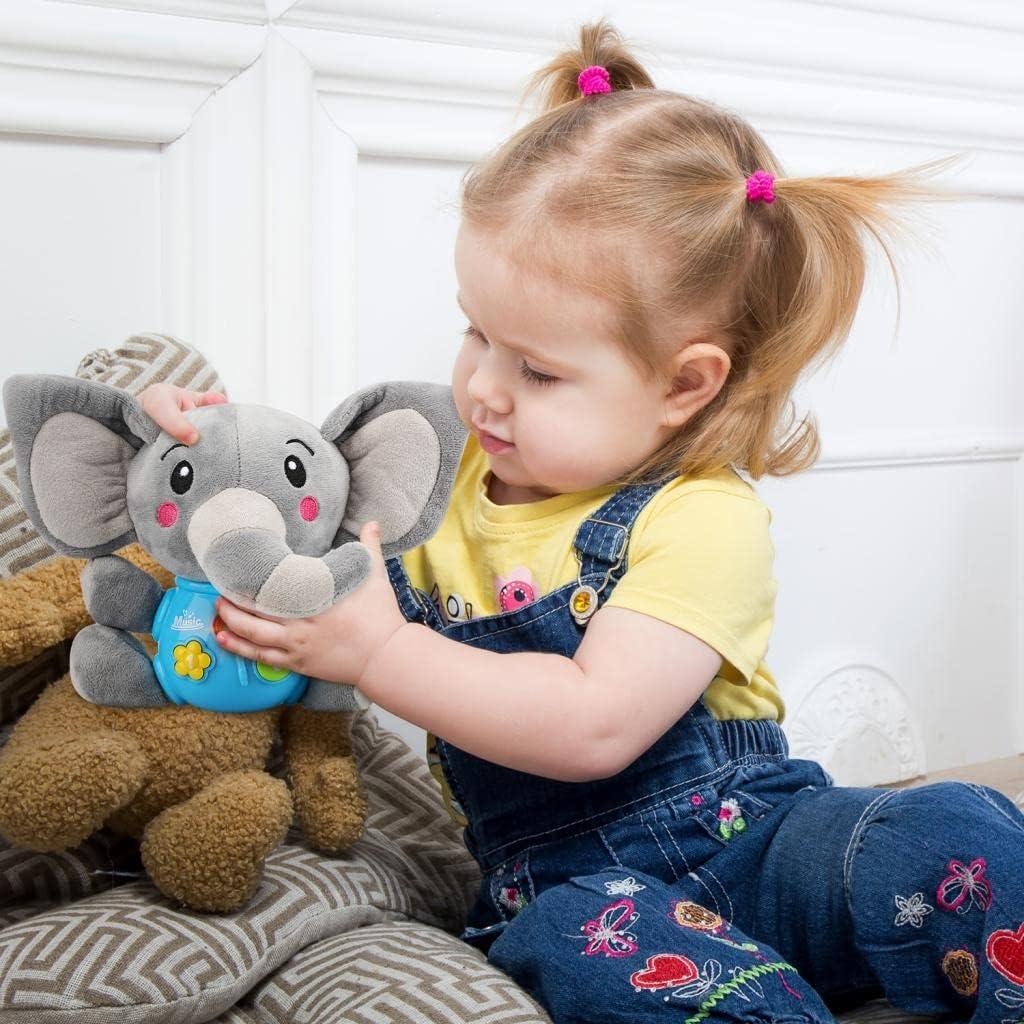 Juguete Musical Elefante de Peluche STEAM Life 0-12 Meses