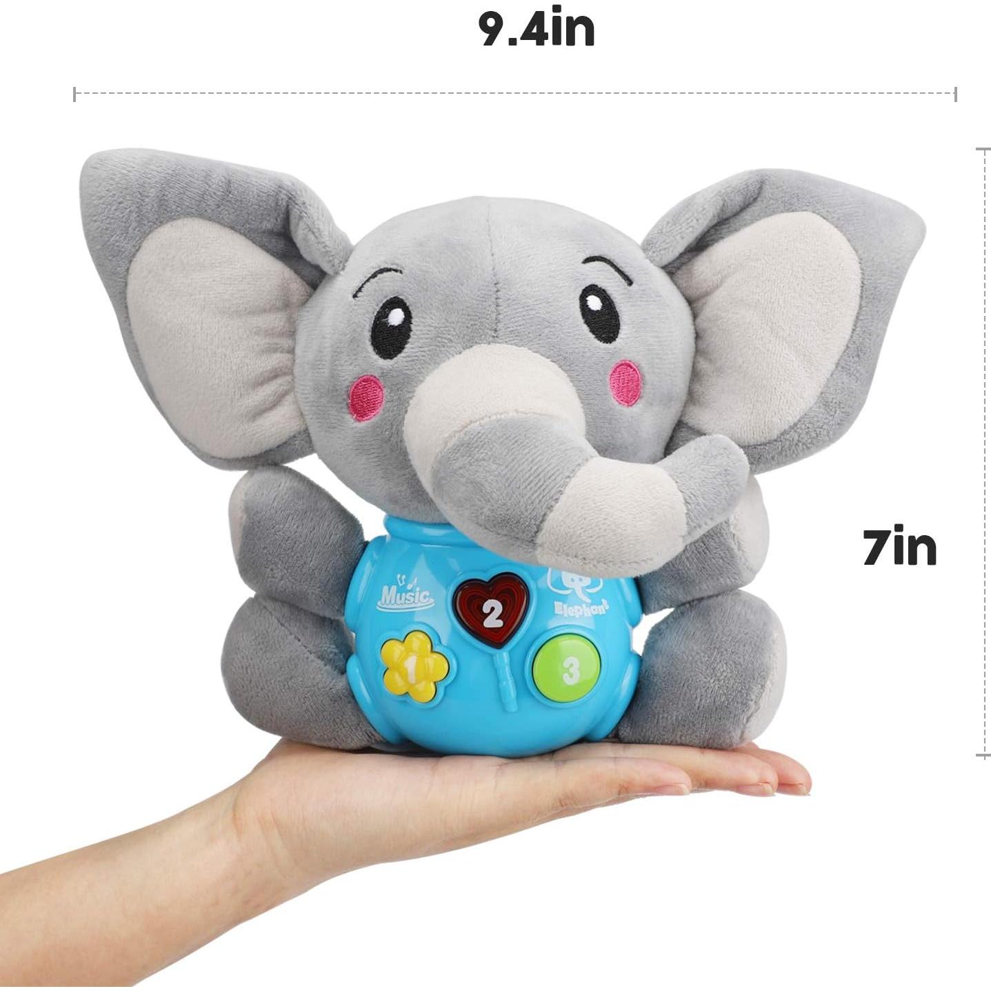 Juguete Musical Elefante de Peluche STEAM Life 0-12 Meses
