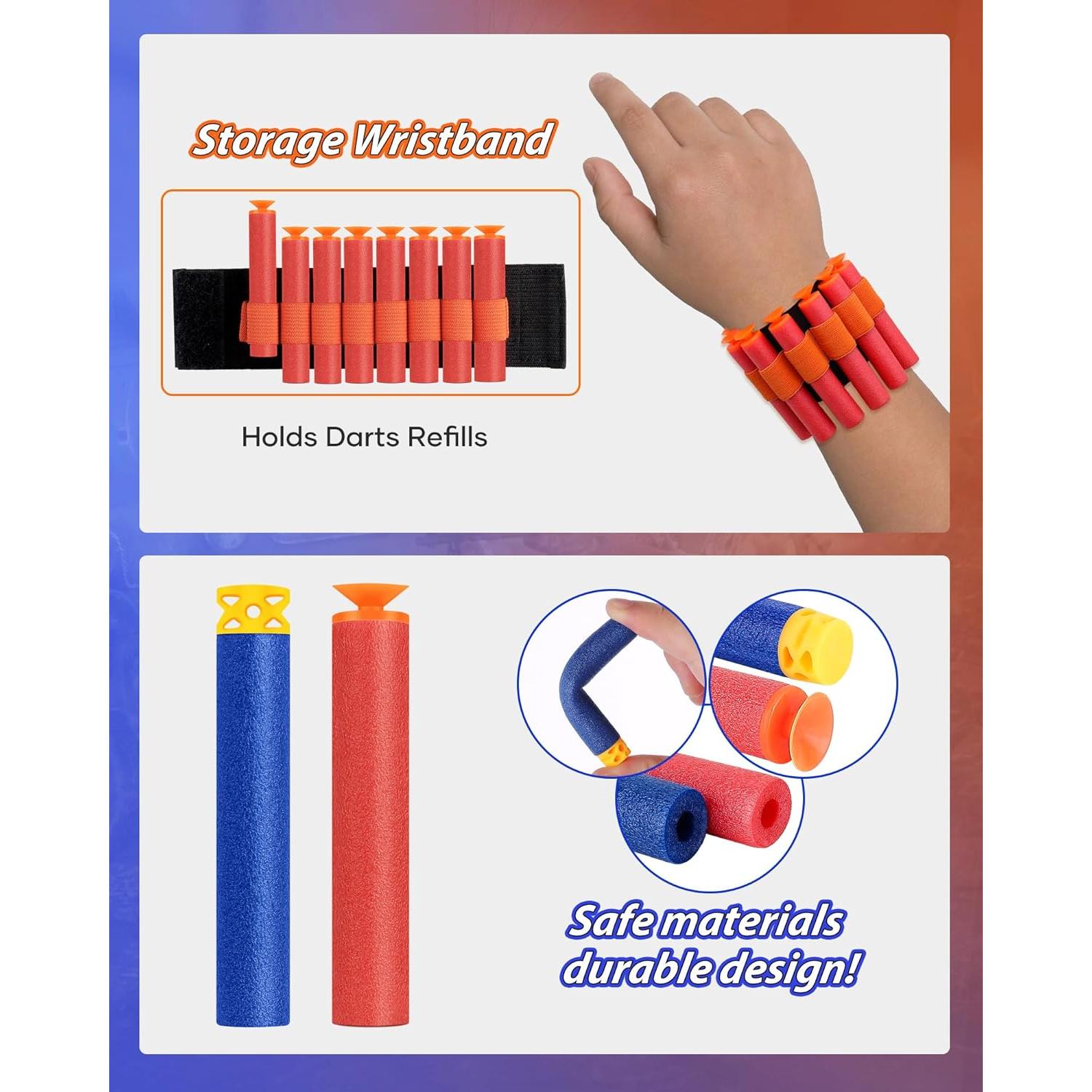 Juego de Pistolas de Blaster de Espuma Pokiiulk - 2 Unidades