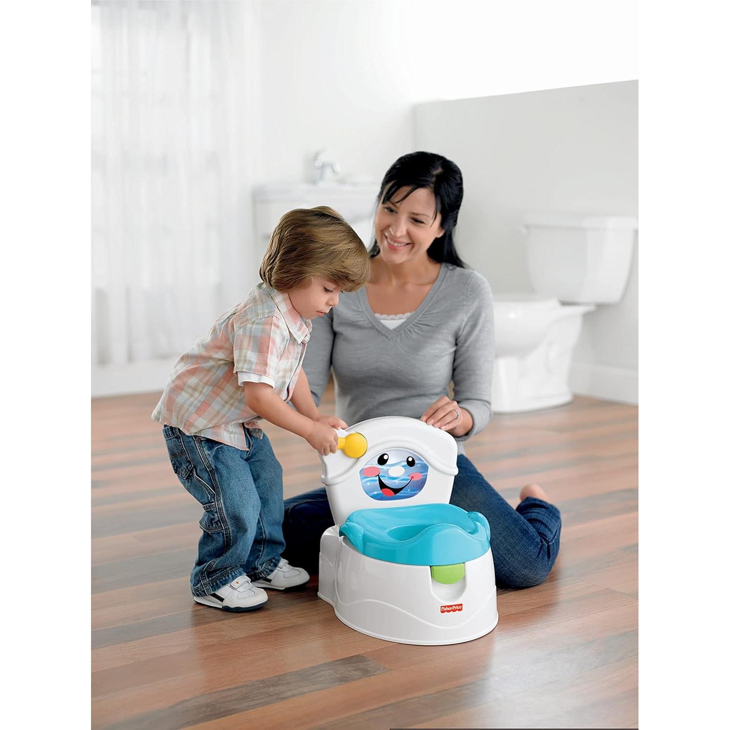 Orinal Fisher-Price Aprender a Tirar de la Cadena con Luz y Sonidos