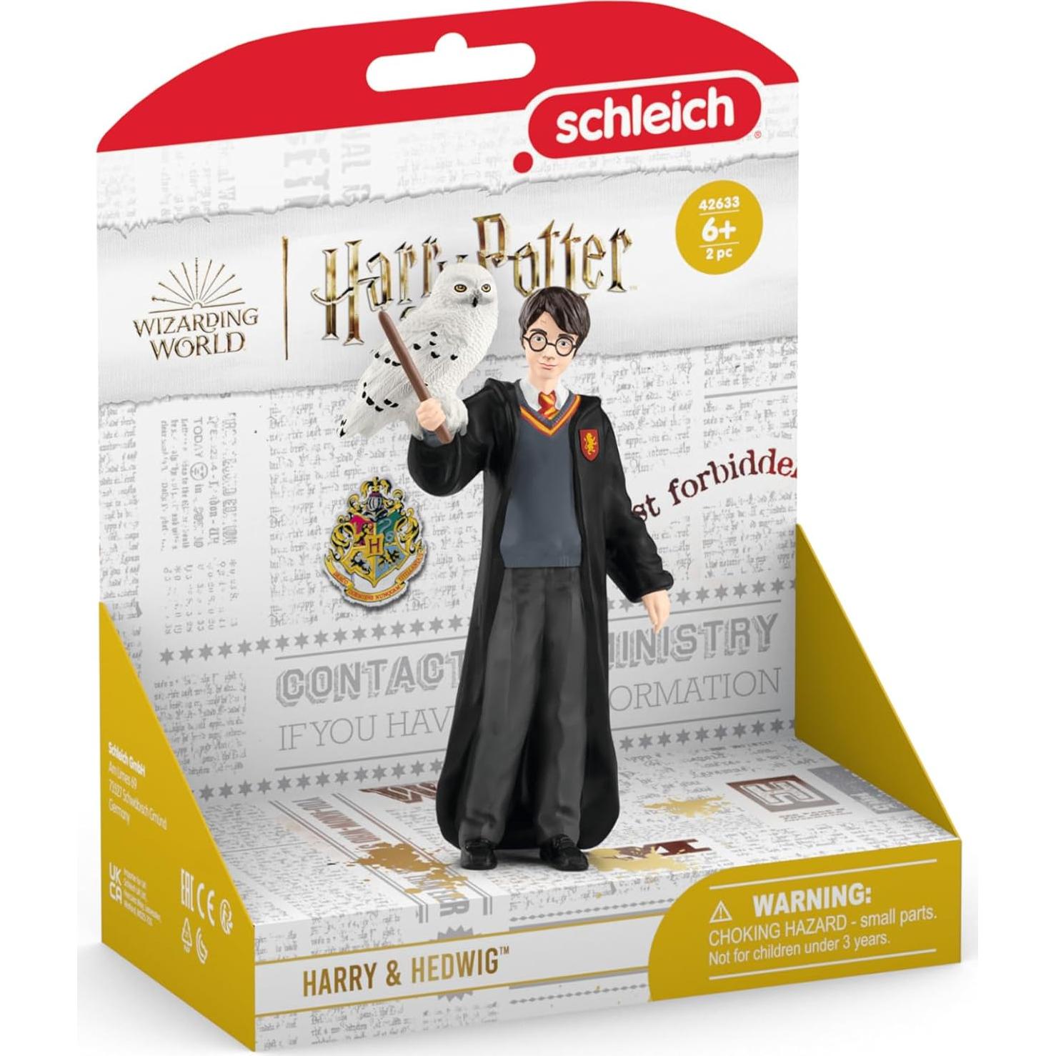 Juego de 2 Figuras Harry Potter y Hedwig Schleich 10 cm