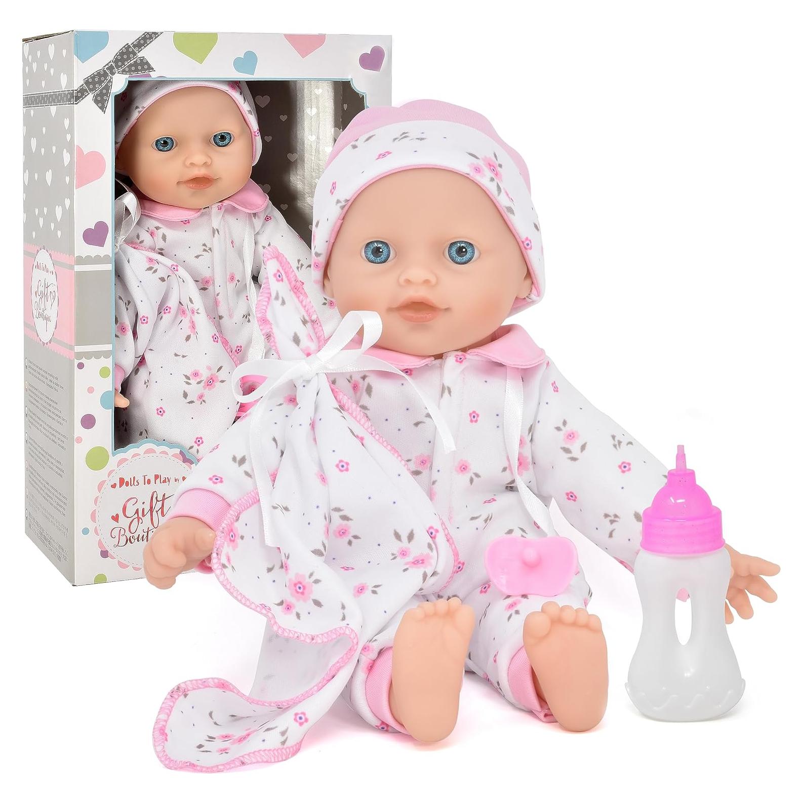 Muñeca de Bebé de Cuerpo Blando 30 cm Rosa - Boutique de Regalos