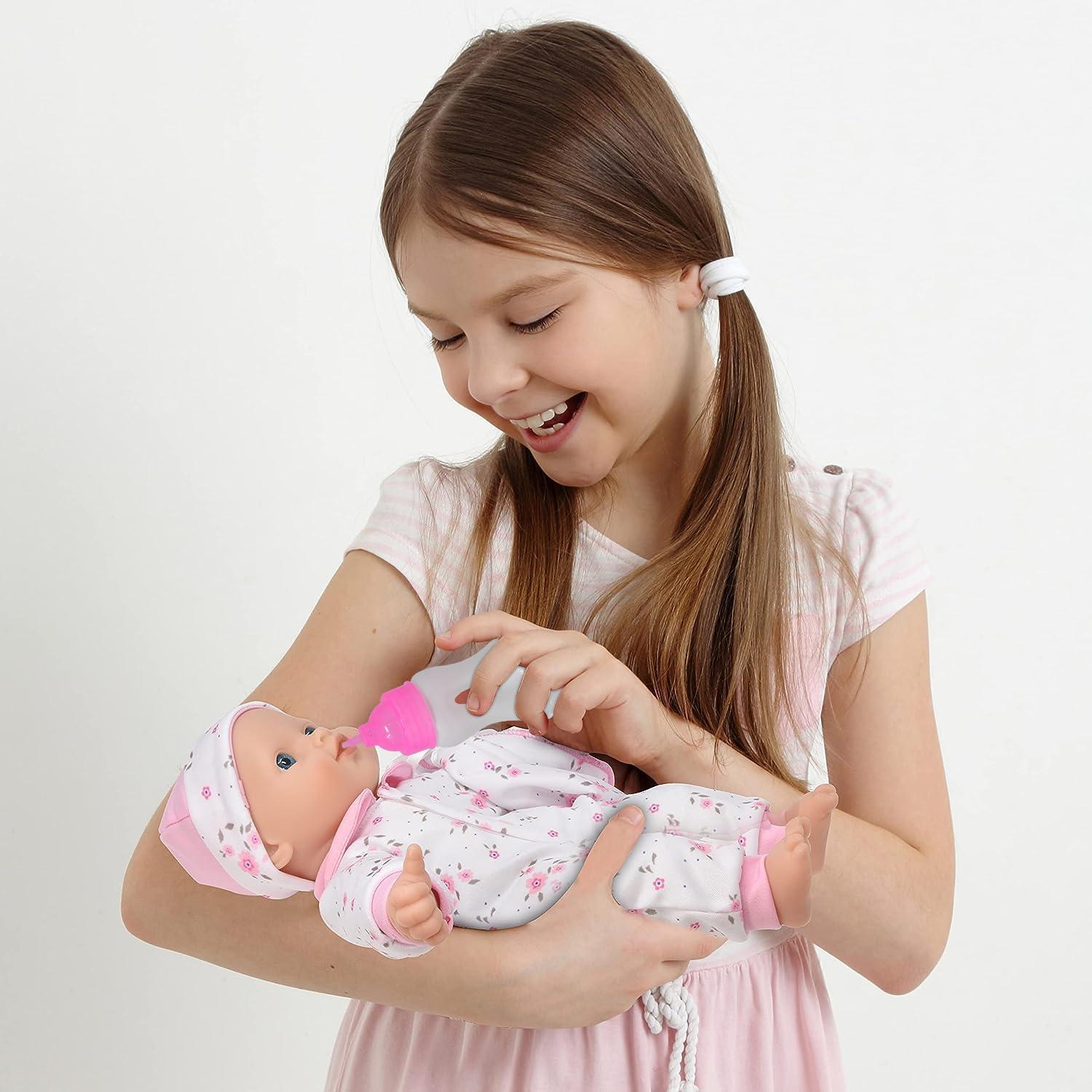 Muñeca de Bebé de Cuerpo Blando 30 cm Rosa - Boutique de Regalos