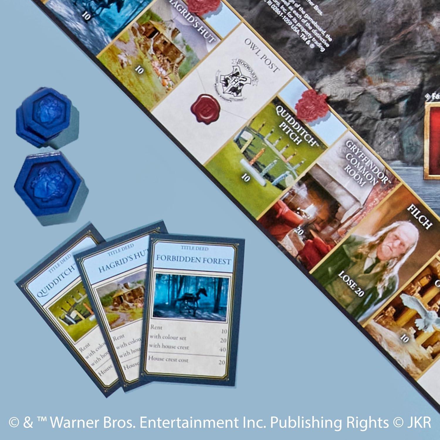 Monopoly Harry Potter Juego de Mesa Hasbro 2-6 Jugadores