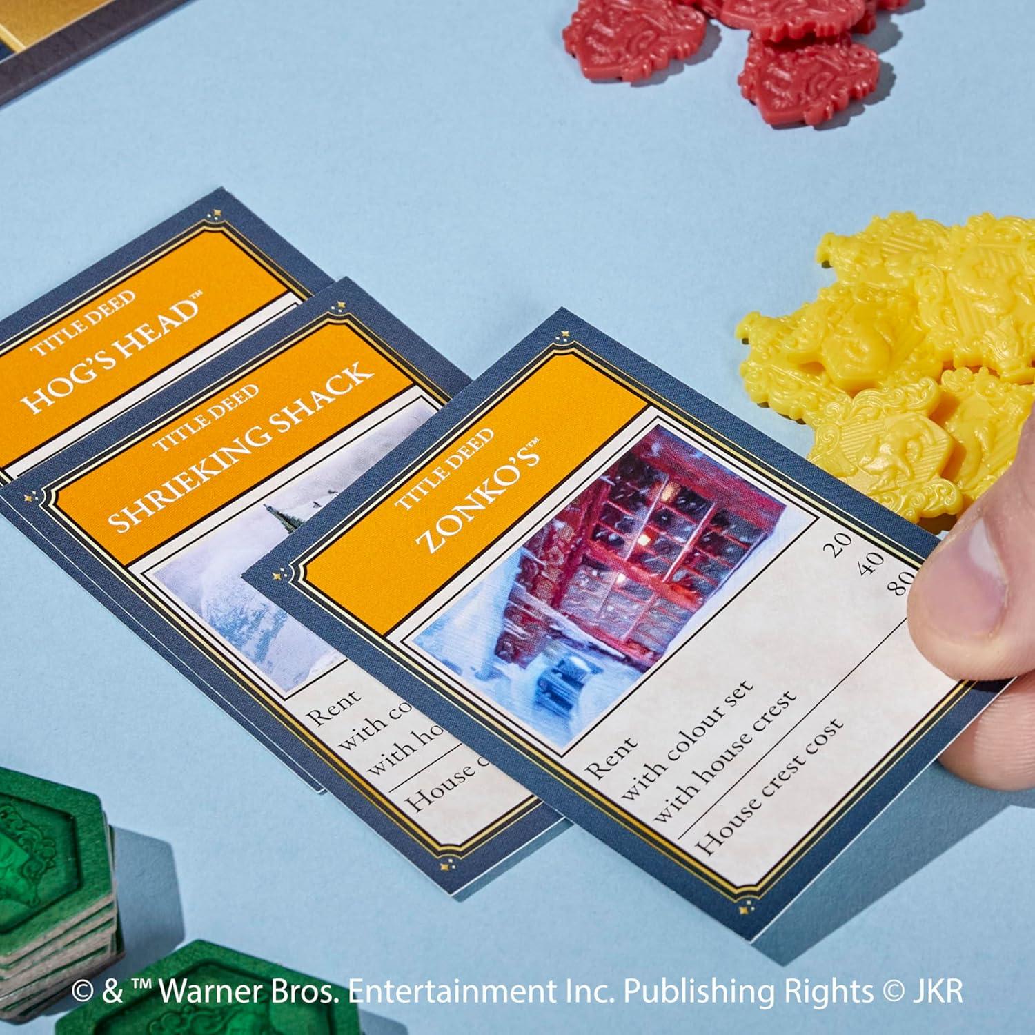 Monopoly Harry Potter Juego de Mesa Hasbro 2-6 Jugadores