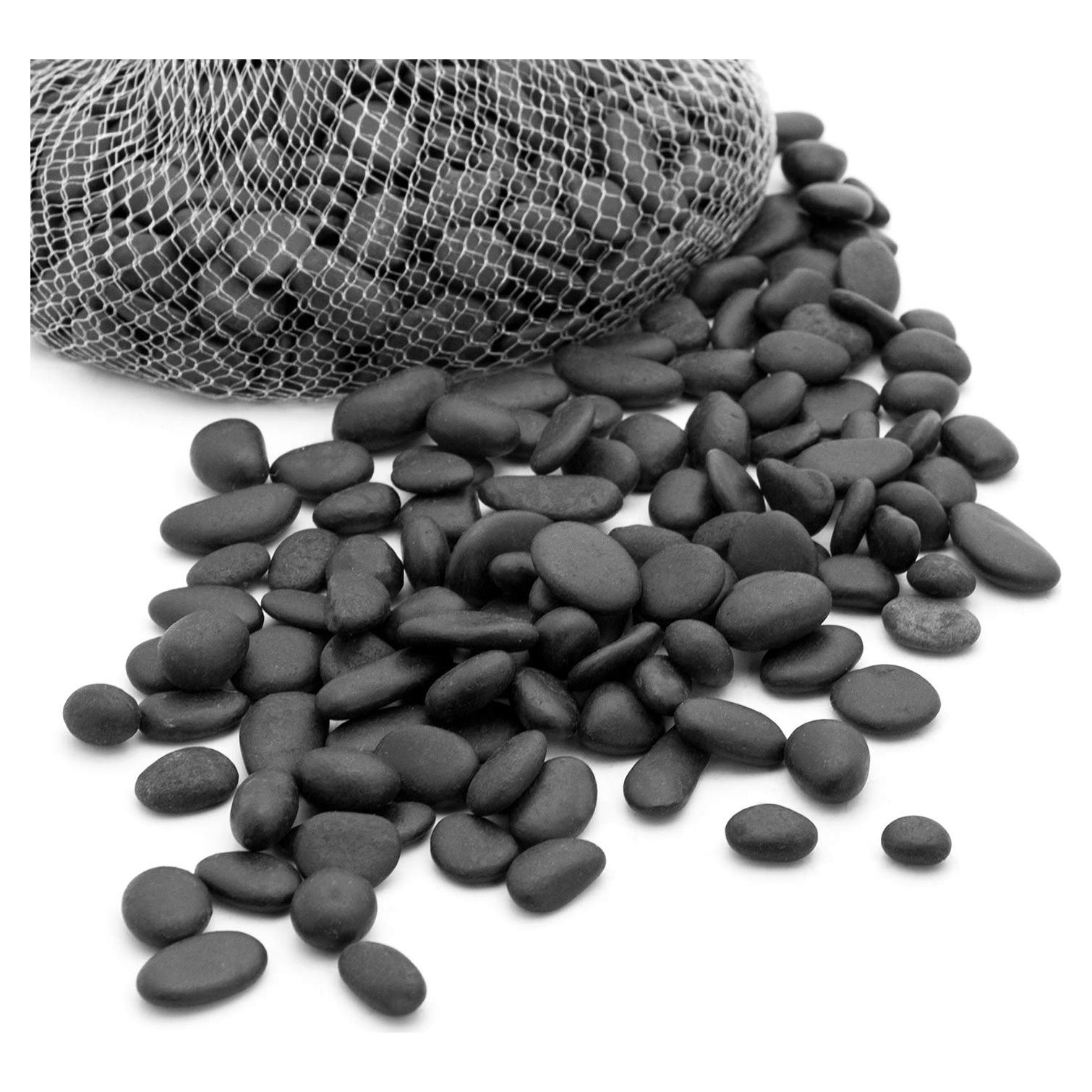Piedras de Río Decorativas Royal Imports 2.27kg - Negro