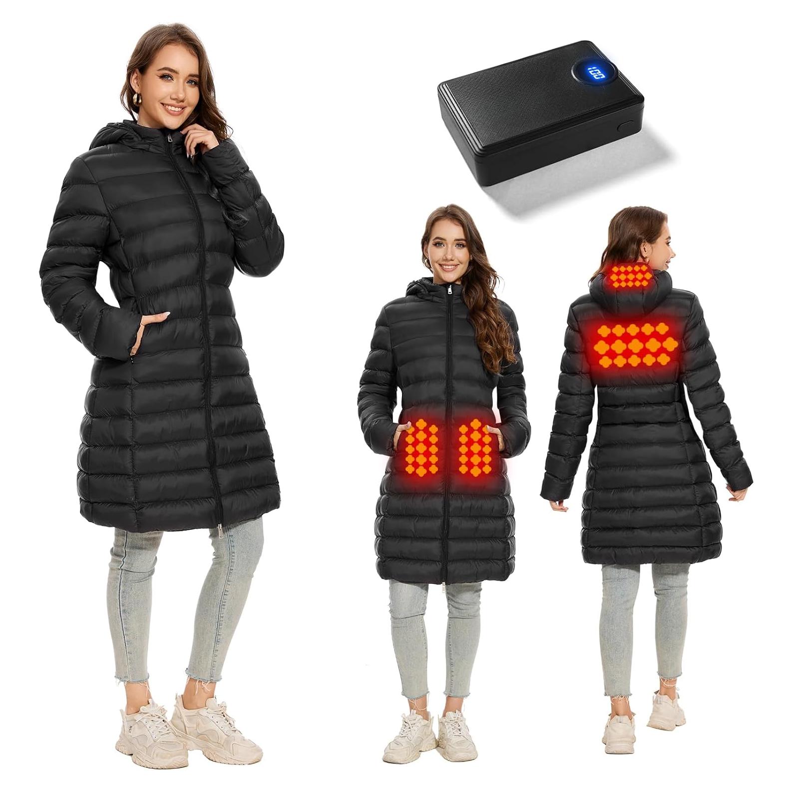 Chaqueta Térmica para Mujeres OAOA K112 12000mAh 4 Zonas Calor