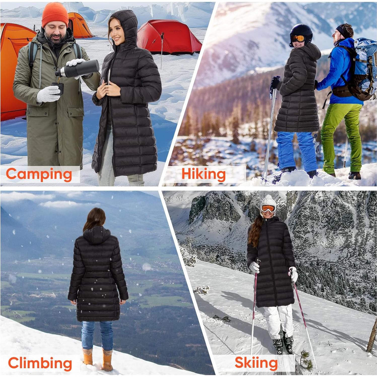 Chaqueta Térmica para Mujeres OAOA K112 12000mAh 4 Zonas Calor