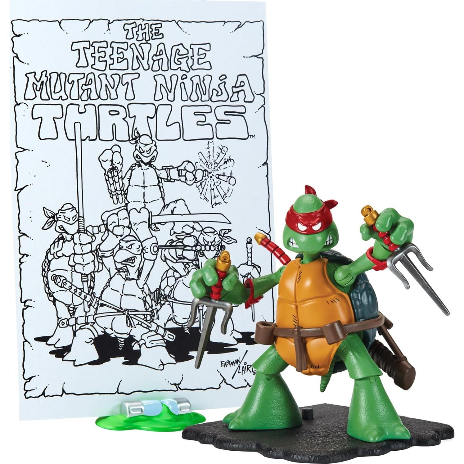 Figura de Acción TMNT Rafael Boceto Original 14.74 cm
