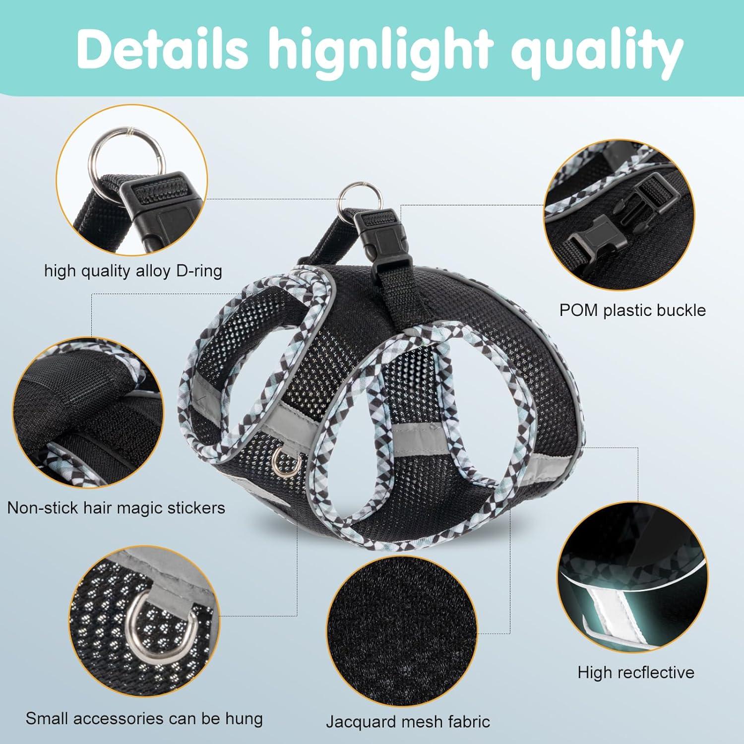 Conjunto Arnés y Correa para Perros Pequeños TomteNisse