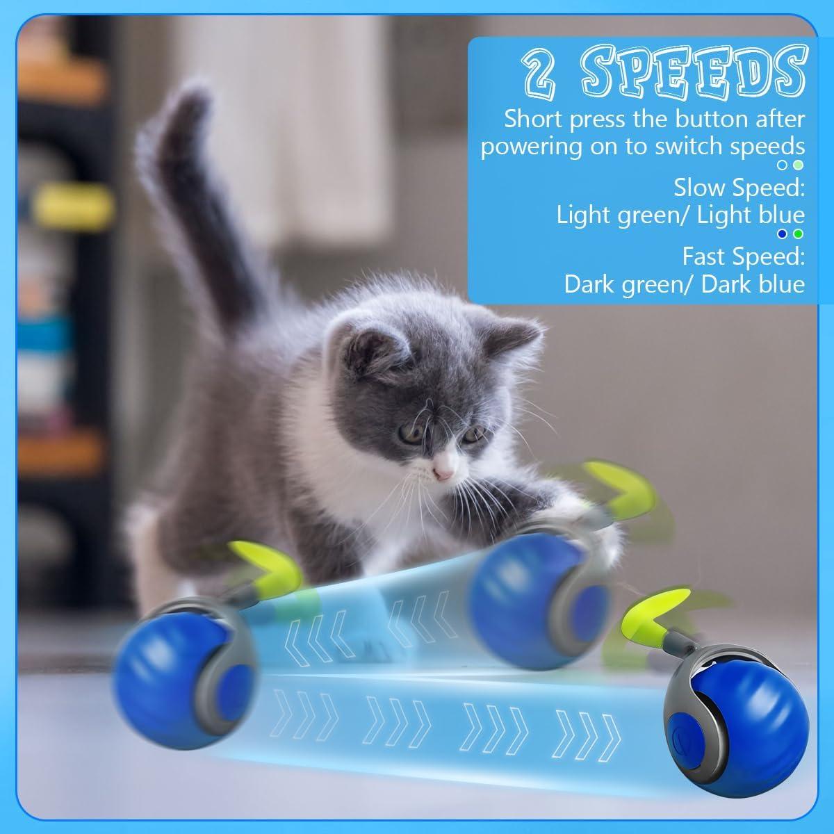 Pelota Interactiva para Gatos MAROJEIF Azul 2.54cm Recargable