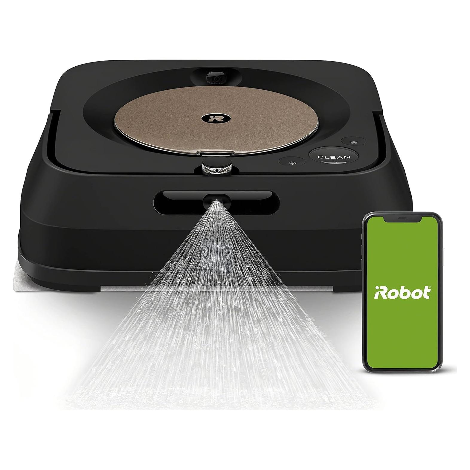 Robot Trapeador iRobot Braava Jet m6 - Mapeo Inteligente, Negro