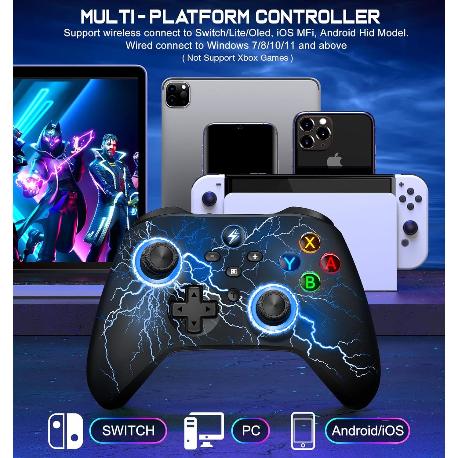 Controlador Inalámbrico NinjaPlusOX Pro para Nintendo Switch