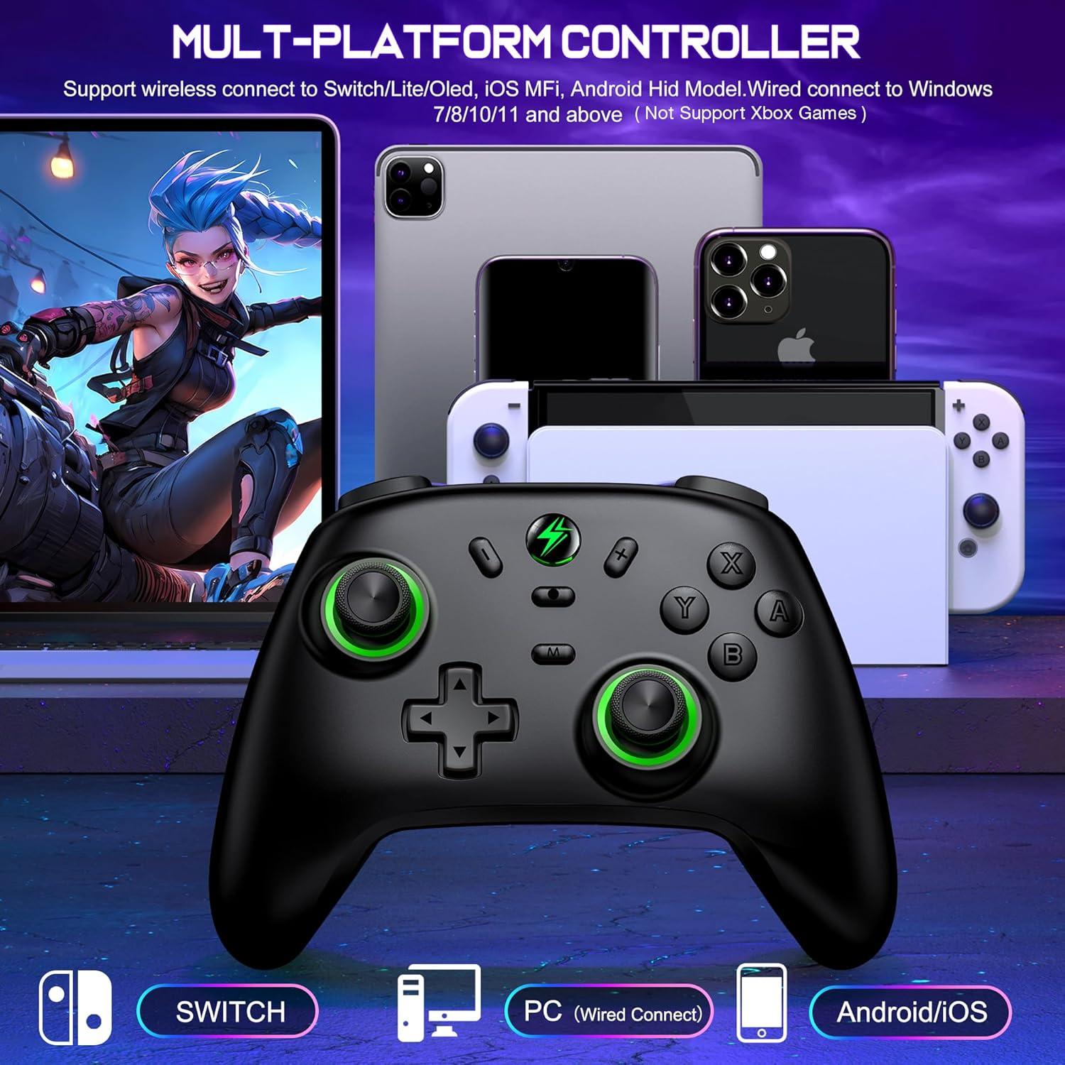 Controlador Inalámbrico NinjaPlusOX para Nintendo Switch Pro