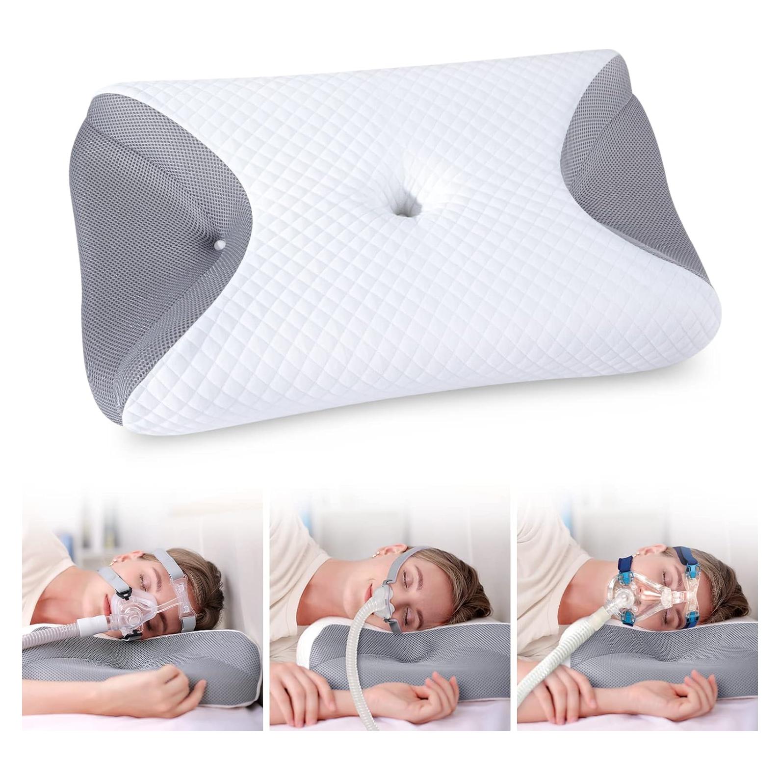 Almohada CPAP HOMCA Ergonomica para Dormir Lado y Espalda