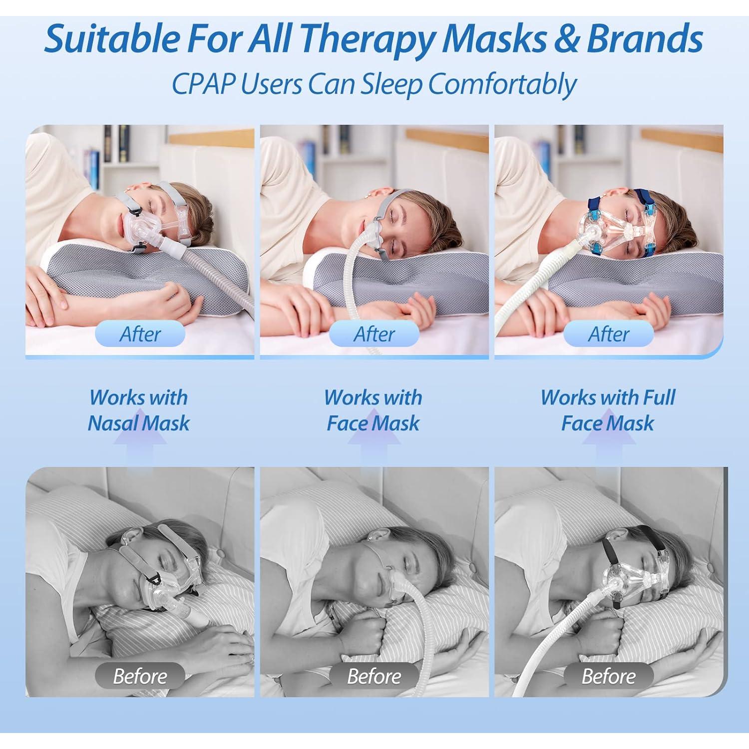 Almohada CPAP HOMCA Ergonomica para Dormir Lado y Espalda