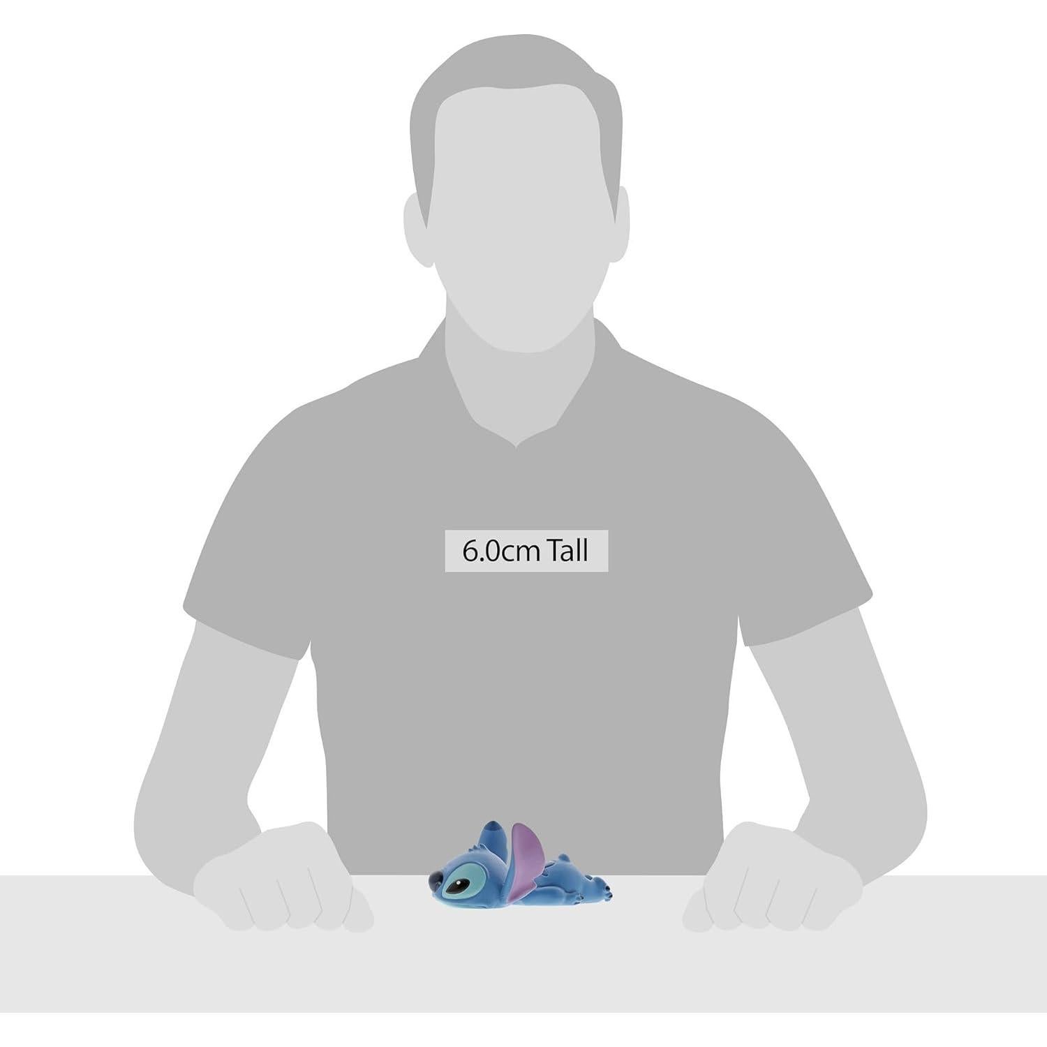 Figurita Mini Stitch Acostado Enesco Disney 6.35 cm