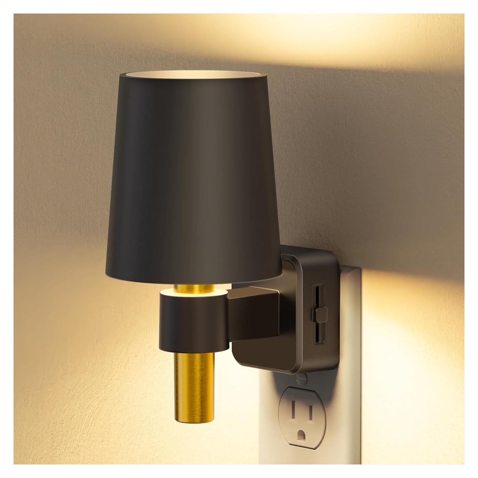 Luz Nocturna Regulable Briignite 3000K 0-100LM Enchufada