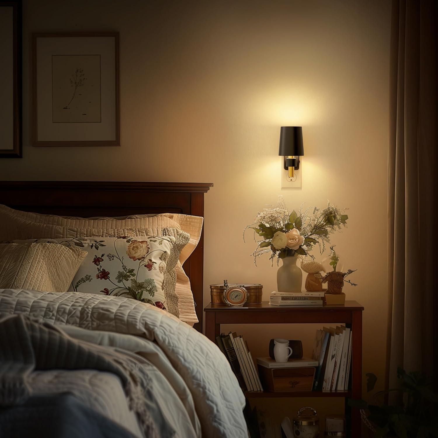 Luz Nocturna Regulable Briignite 3000K 0-100LM Enchufada