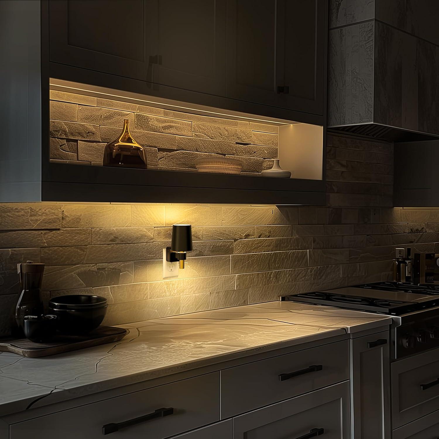 Luz Nocturna Regulable Briignite 3000K 0-100LM Enchufada