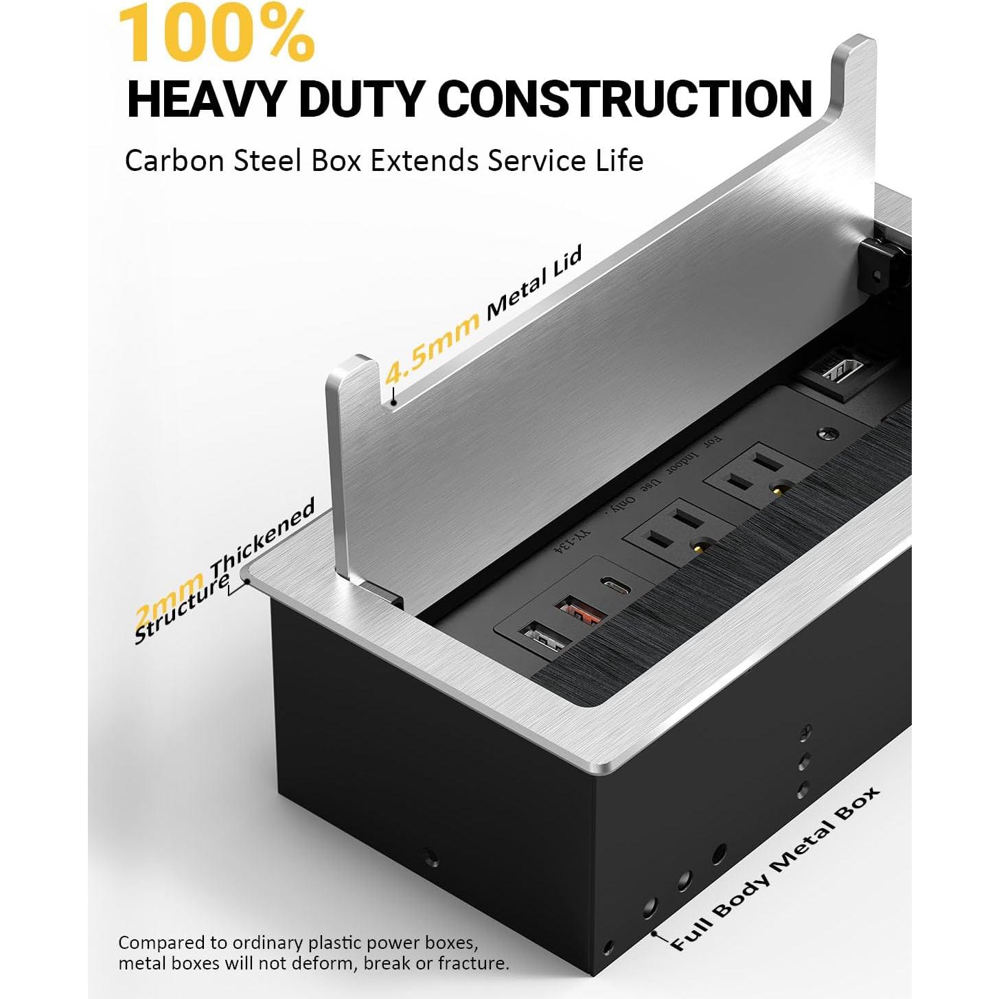 Conector de Potencia Kungfuking para Mesa de Conferencias 7 en 1