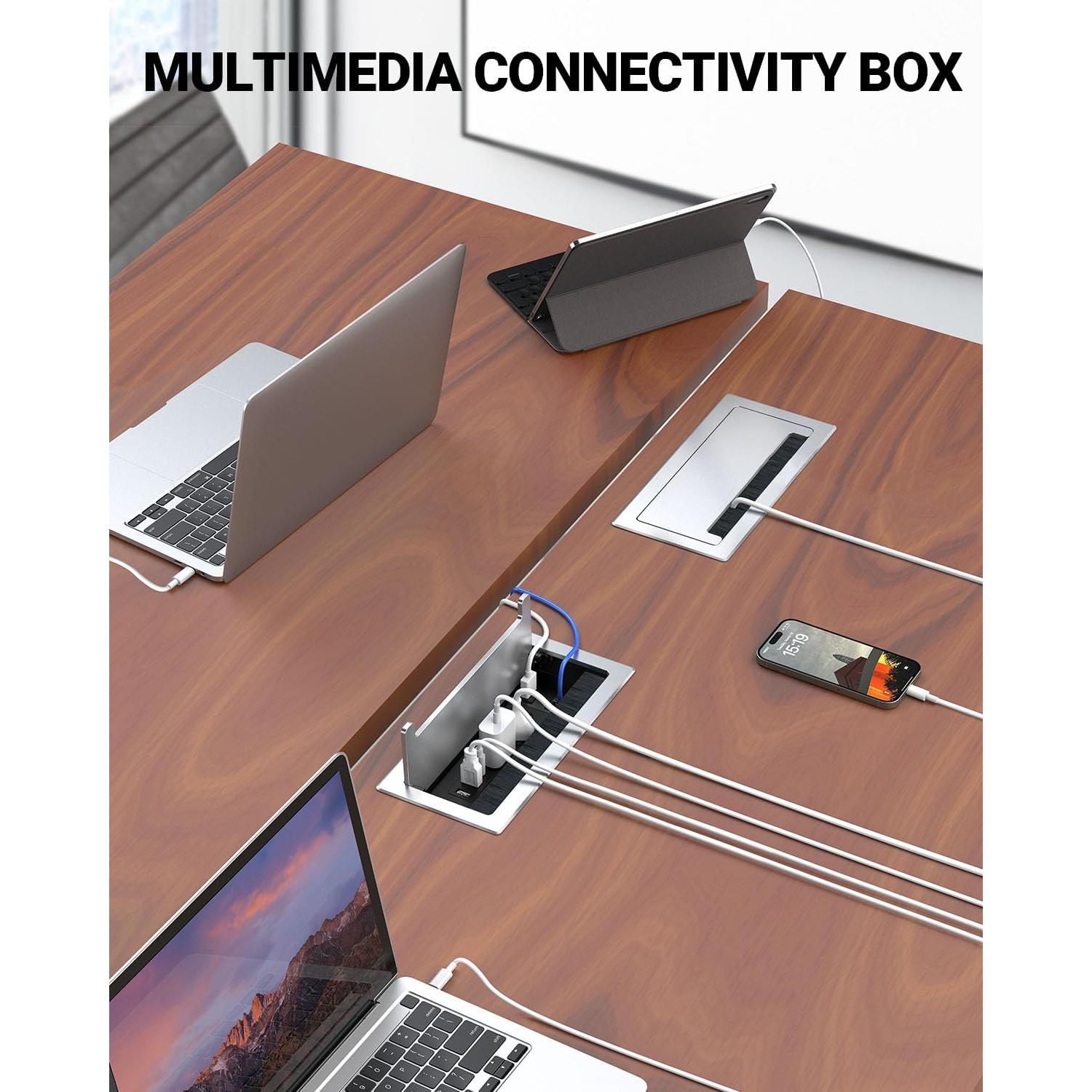 Conector de Potencia Kungfuking para Mesa de Conferencias 7 en 1