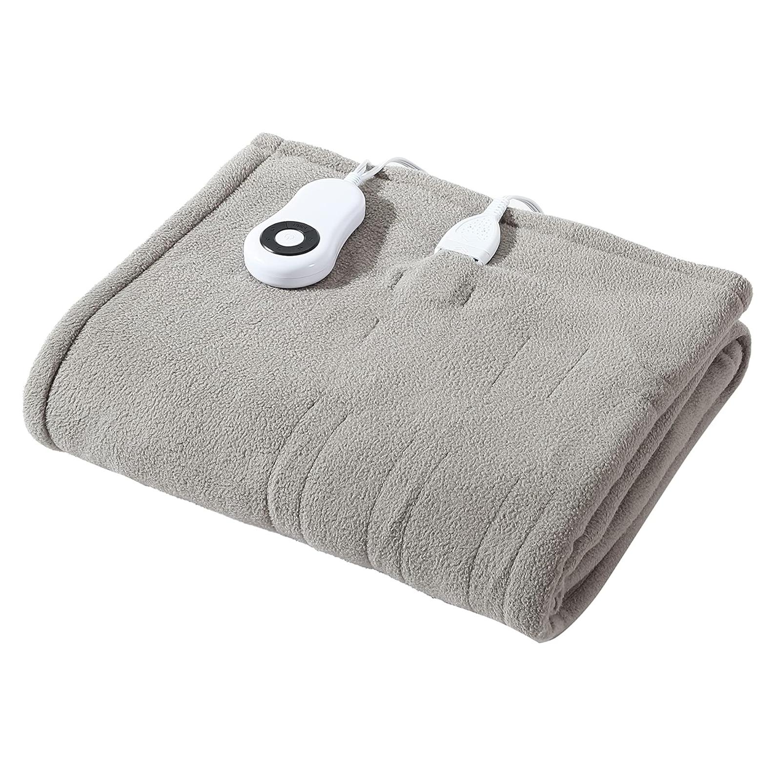 Manta Calentada Reversible Eddie Bauer 127x152 cm Ceniza