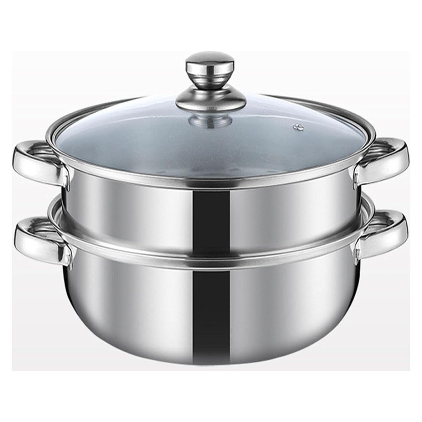 Olla Vapor Multifuncional Puluru 3 Cuartos Acero Inoxidable