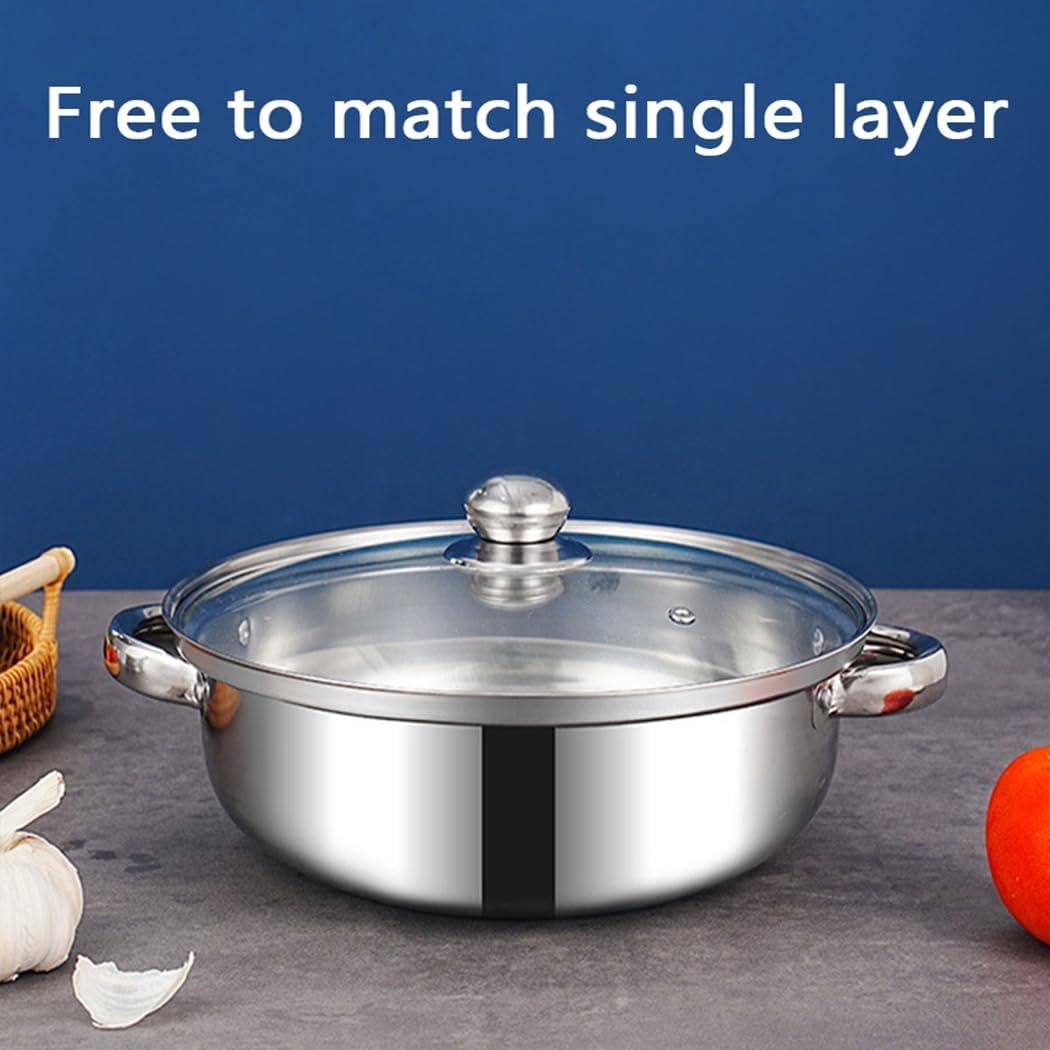 Olla Vapor Multifuncional Puluru 3 Cuartos Acero Inoxidable