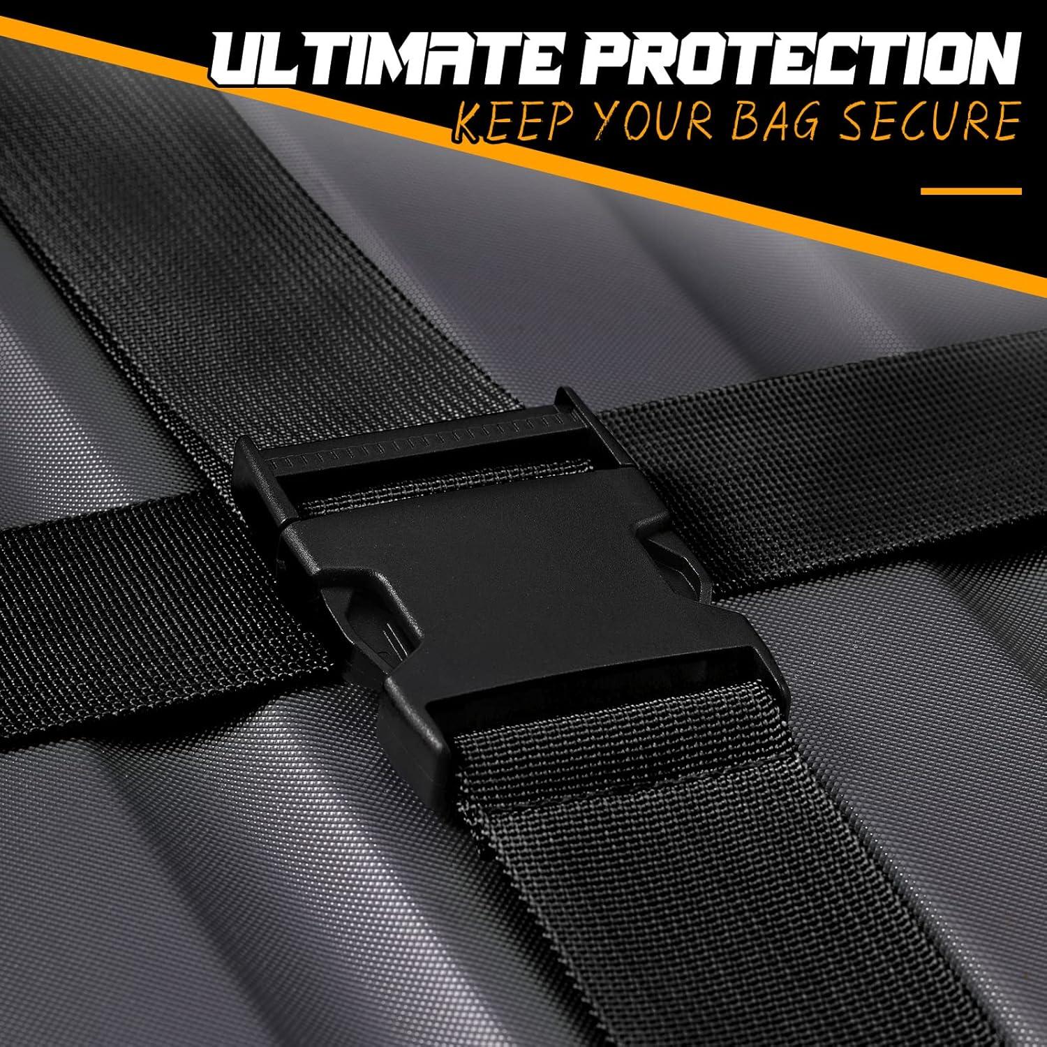 Correas de Equipaje Eccliy 12 Piezas Ajustables Negras 100-188 cm