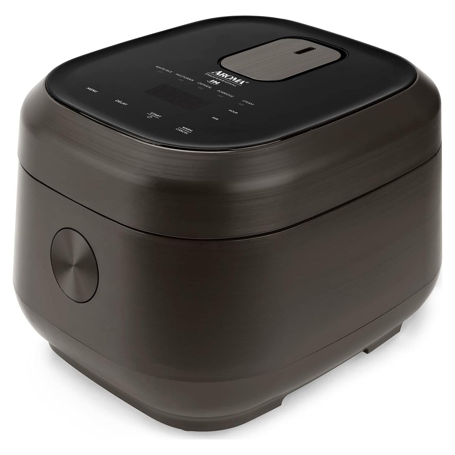 Cocedor de Arroz AROMA ARC-7606B 12 Tazas 3Qt Negro