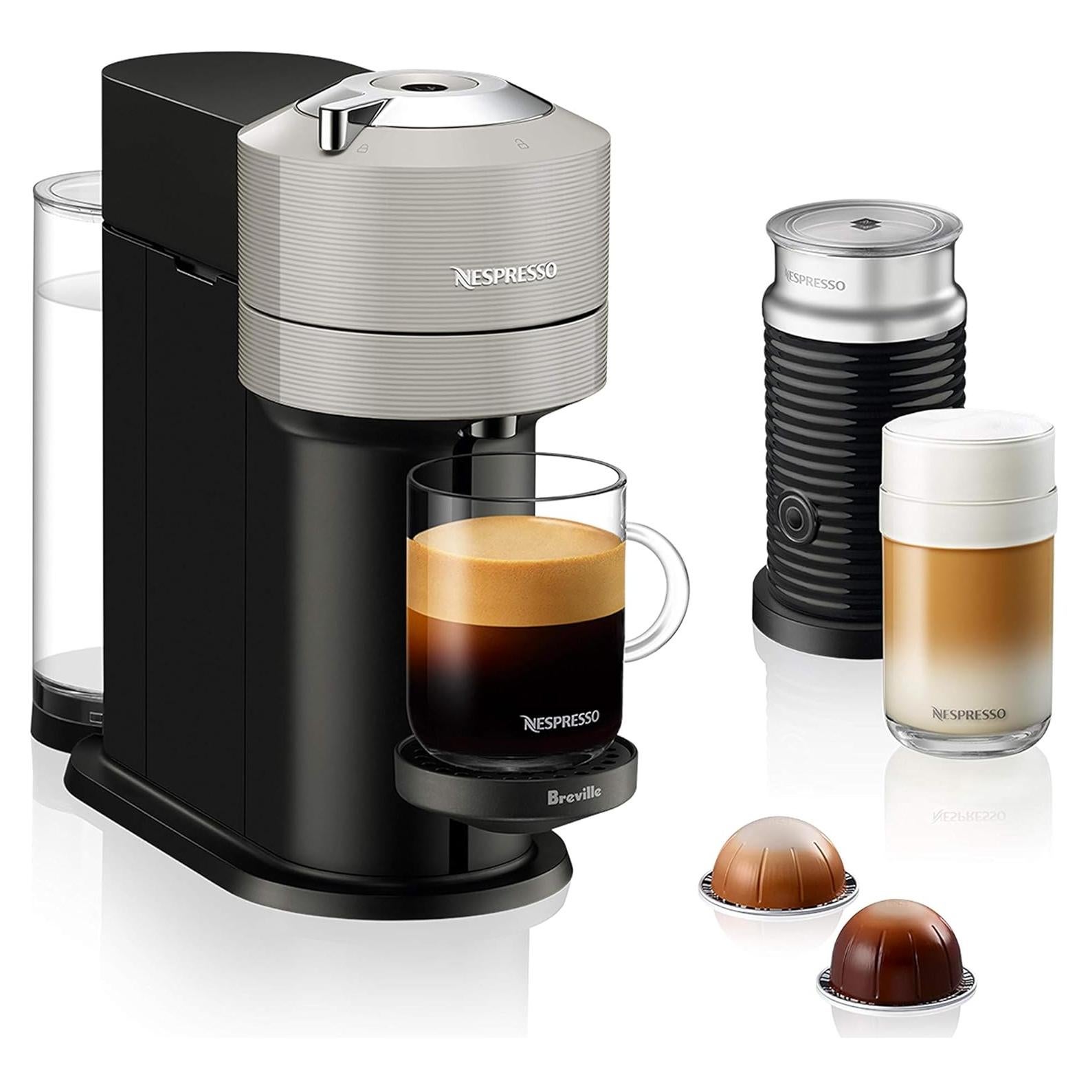 Cafetera y Espresso Nespresso Vertuo Next con Espumador Aeroccino