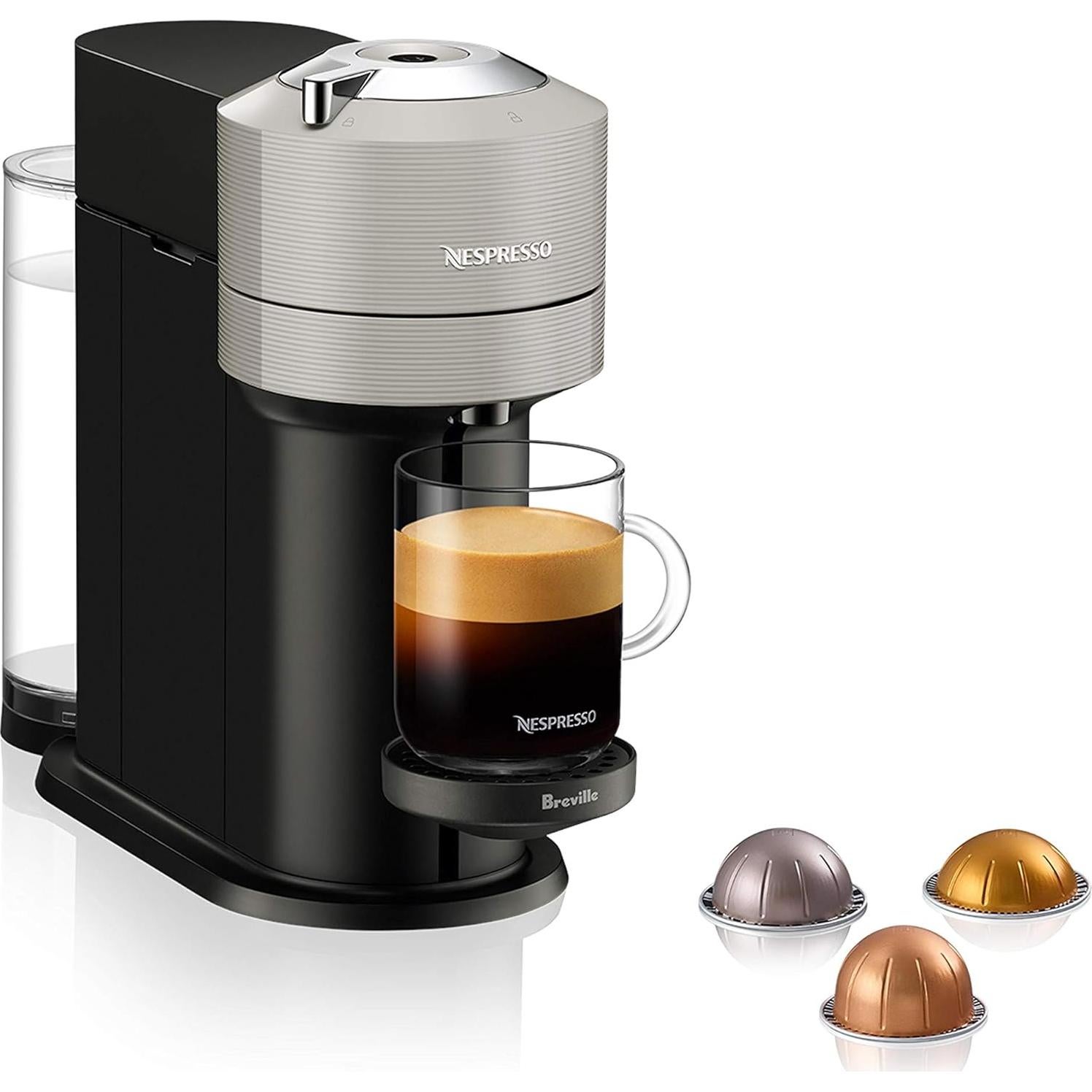 Cafetera y Espresso Nespresso Vertuo Next con Espumador Aeroccino