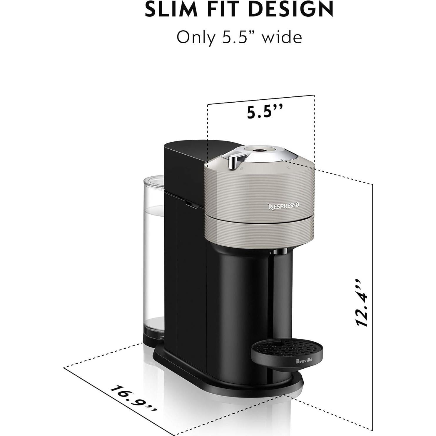 Cafetera y Espresso Nespresso Vertuo Next con Espumador Aeroccino