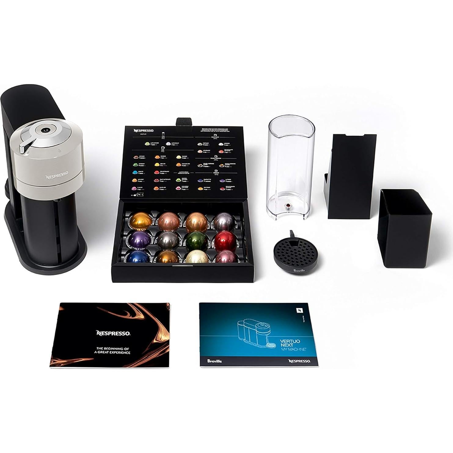 Cafetera y Espresso Nespresso Vertuo Next con Espumador Aeroccino