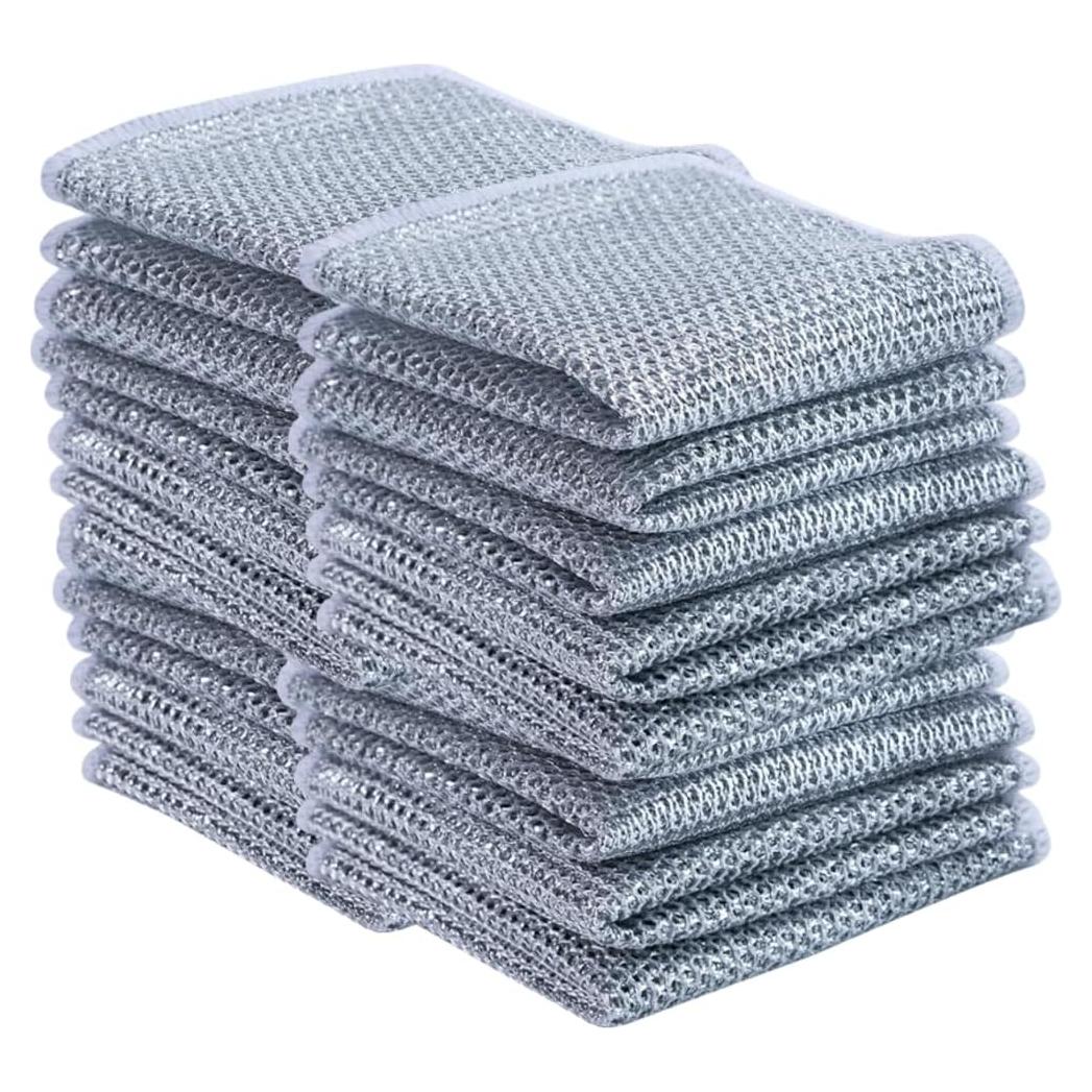 20 Trapos de Lavado de Platos de Alambre XBUYTO Reutilizables