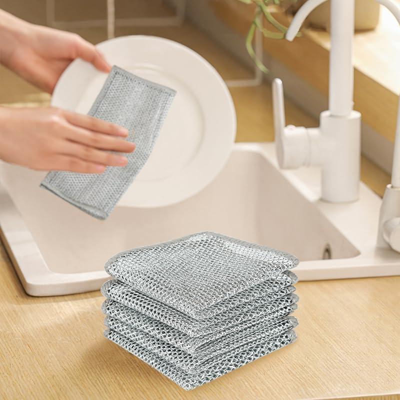 20 Trapos de Lavado de Platos de Alambre XBUYTO Reutilizables