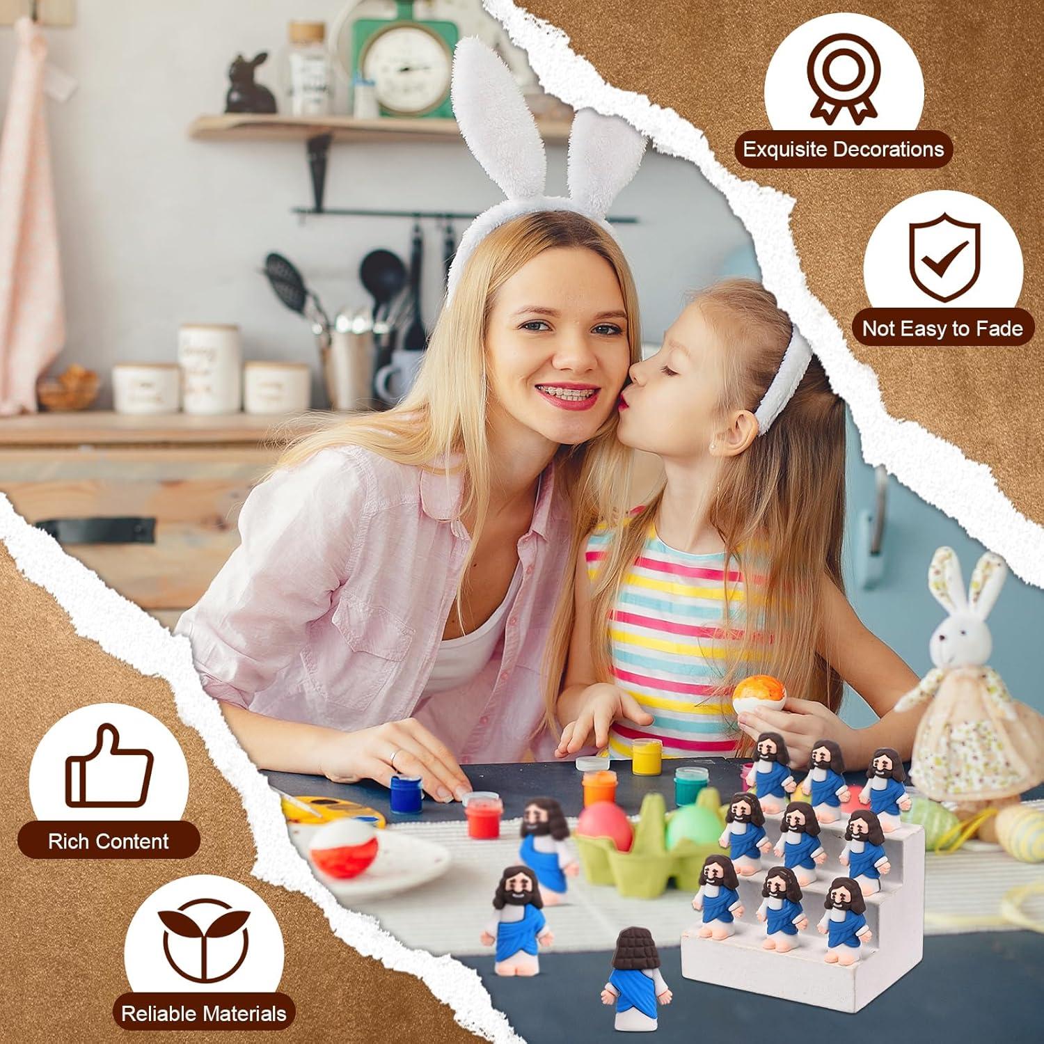 Bememo 100 Figuras de Jesús de Goma para Fiestas Religiosas