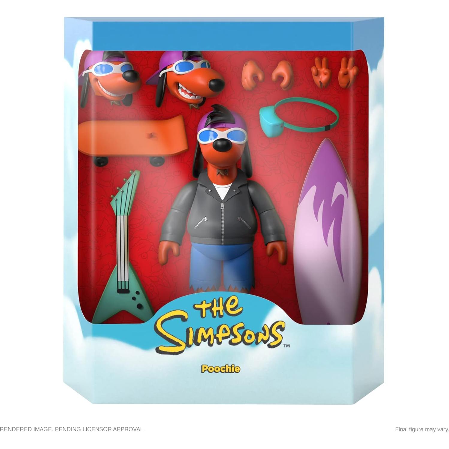 Figura ULTIMATES! Poochie Los Simpsons 17.78 cm Super7
