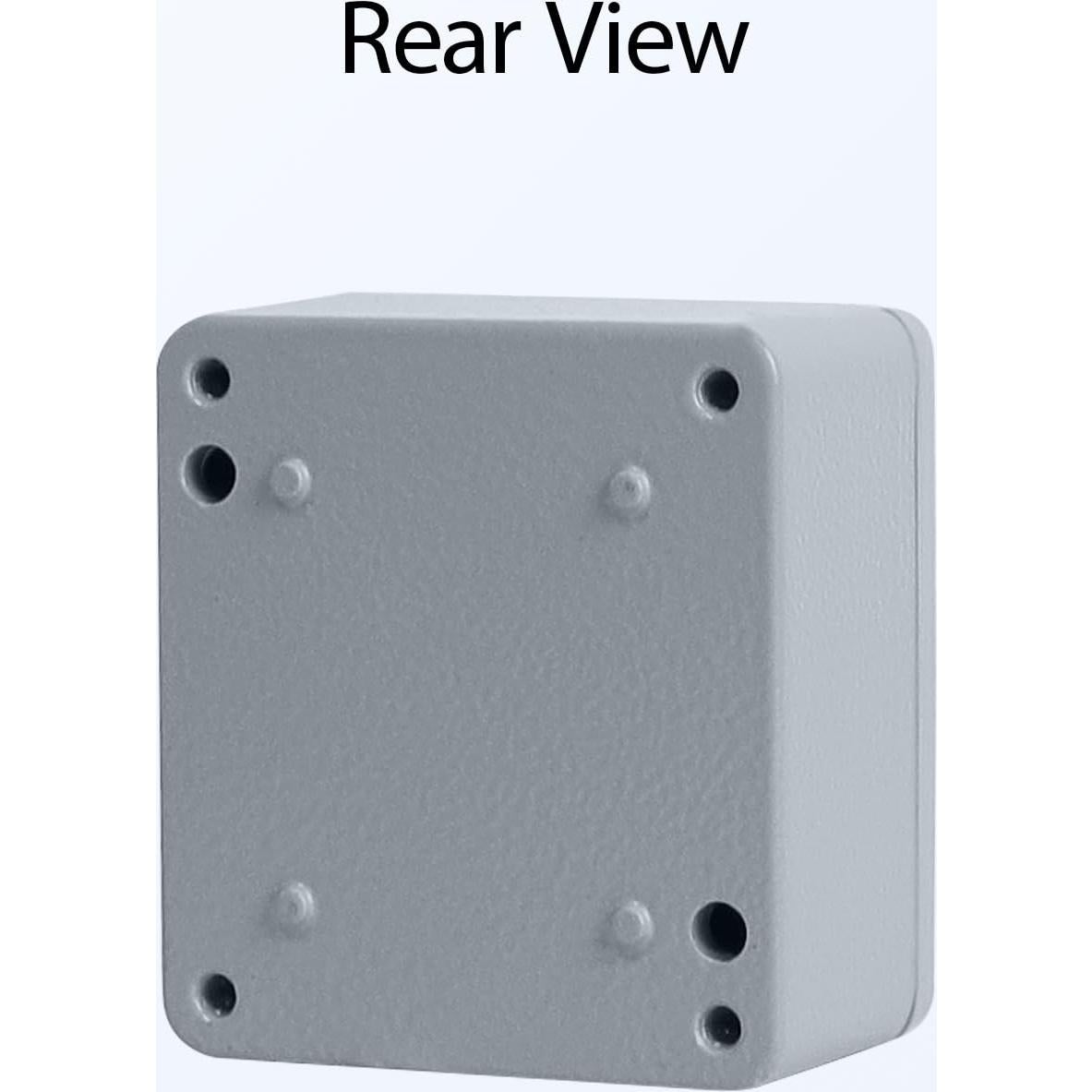 Caja de Conexiones LeMotech IP67 Aluminio 64x58x35mm Gris