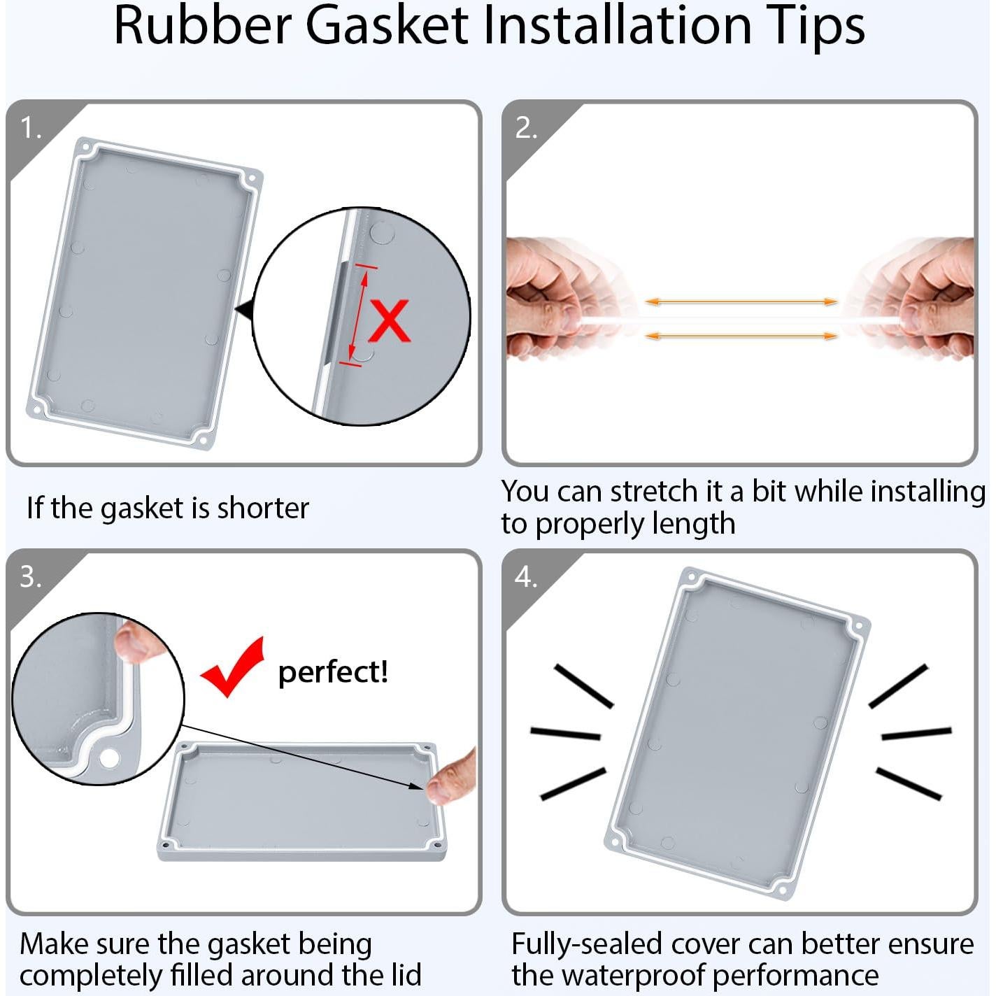 Caja de Conexiones LeMotech IP67 Aluminio 64x58x35mm Gris