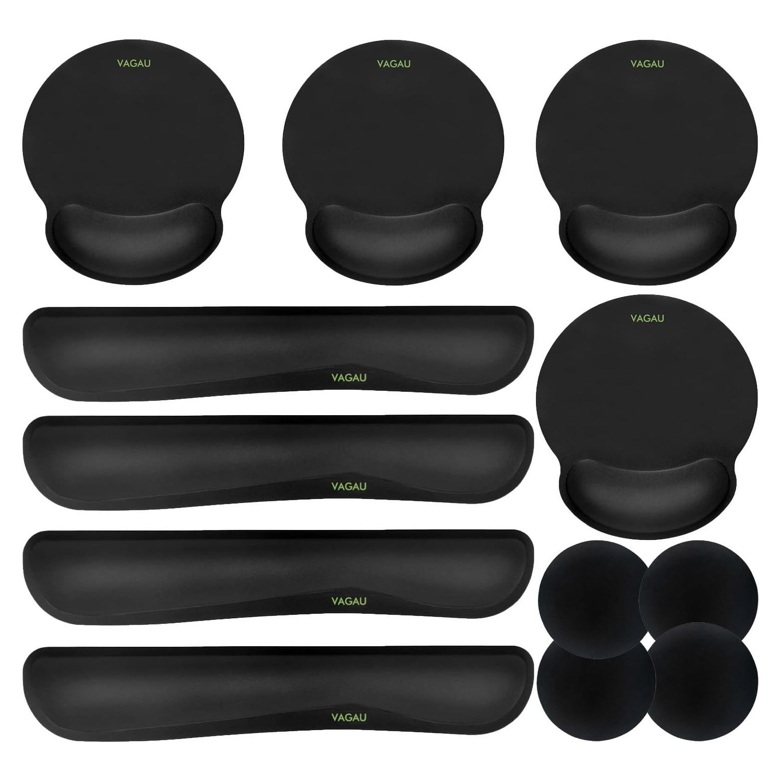 Juego de Almohadillas Ergonómicas Comfy Mee para Teclado y Ratón