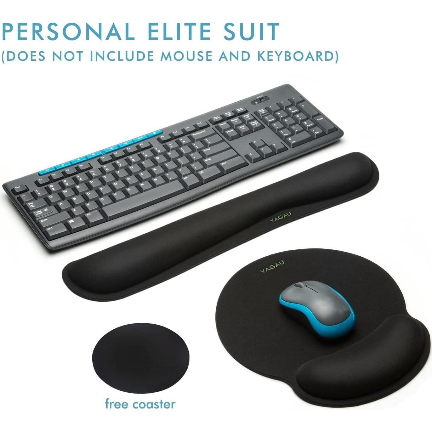 Juego de Almohadillas Ergonómicas Comfy Mee para Teclado y Ratón
