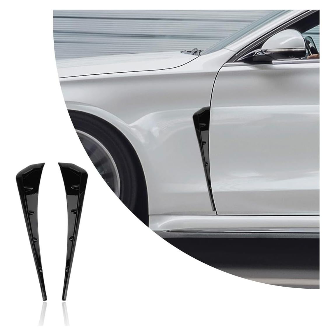 2 Ventilaciones Laterales de Guardabarros PVC Povtii 40.96x9.50cm