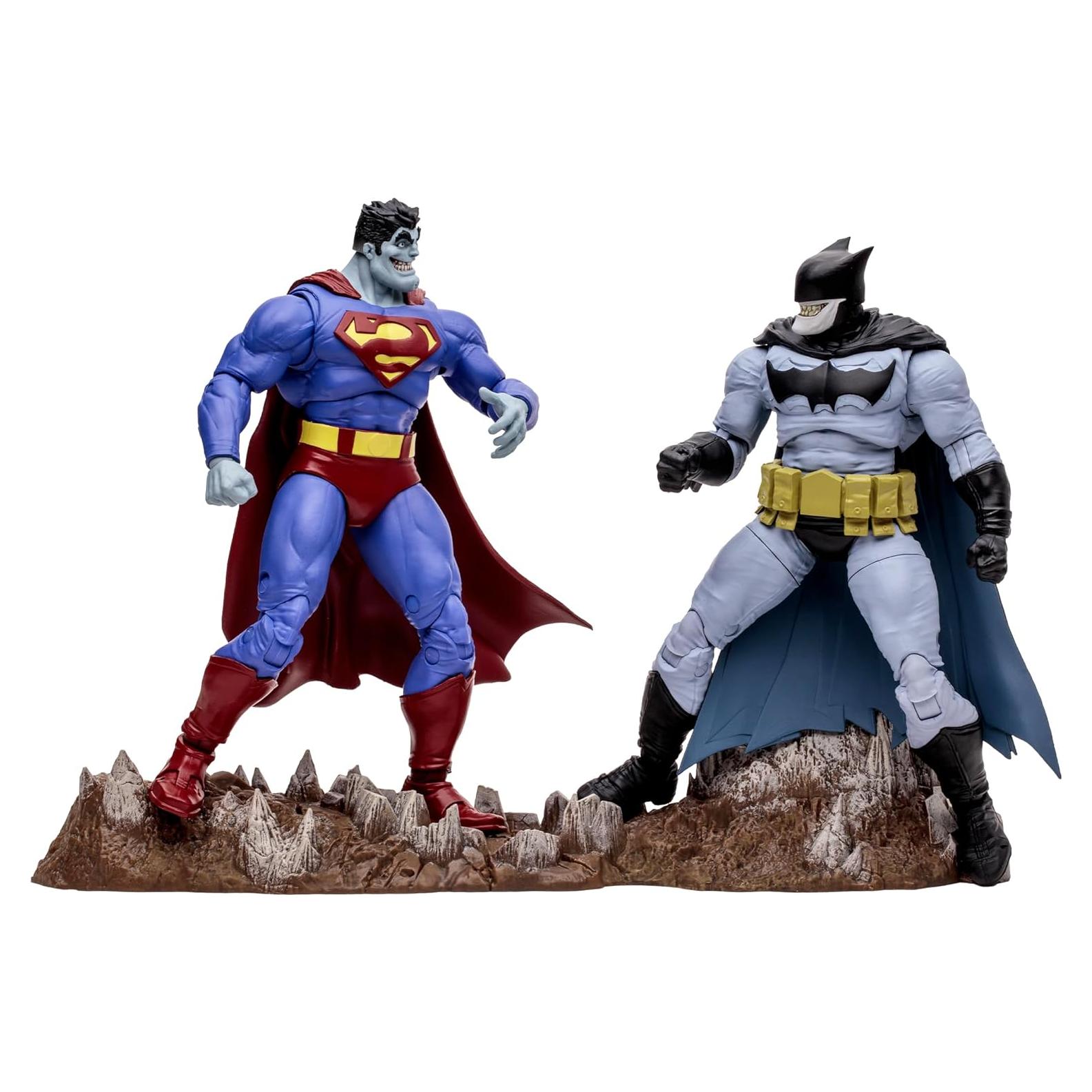 Figuras de acción McFarlane Toys Bizarro y Batzarro 2pk 7"