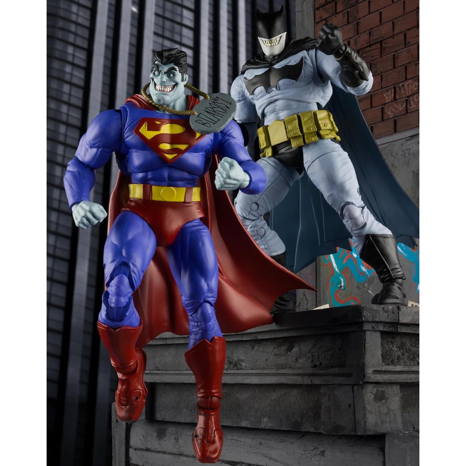 Figuras de acción McFarlane Toys Bizarro y Batzarro 2pk 7"