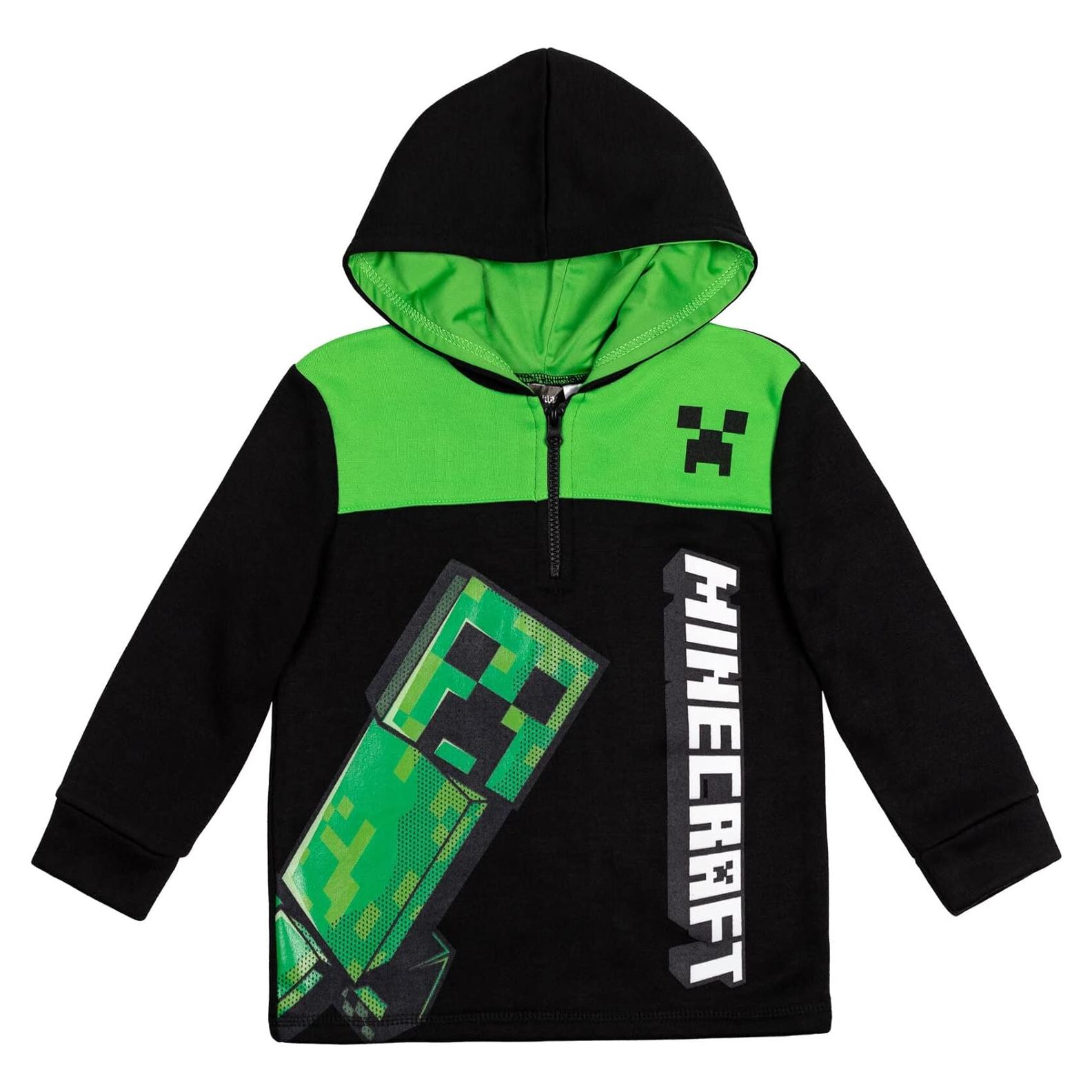 Sudadera con Capucha Minecraft Creeper Niños 4-20 Años