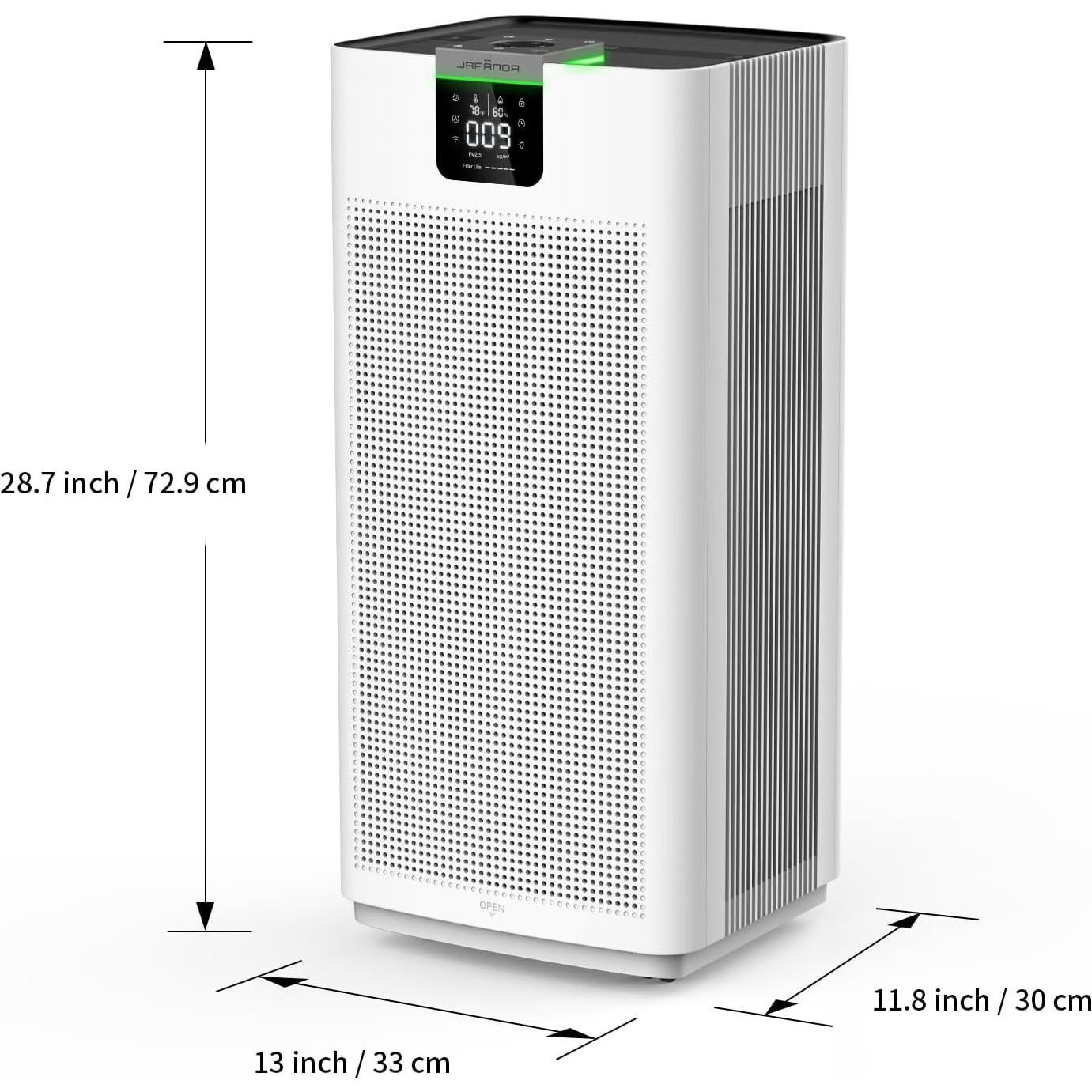 Purificador de aire Jafända JF999 HEPA 13 para 85 m²