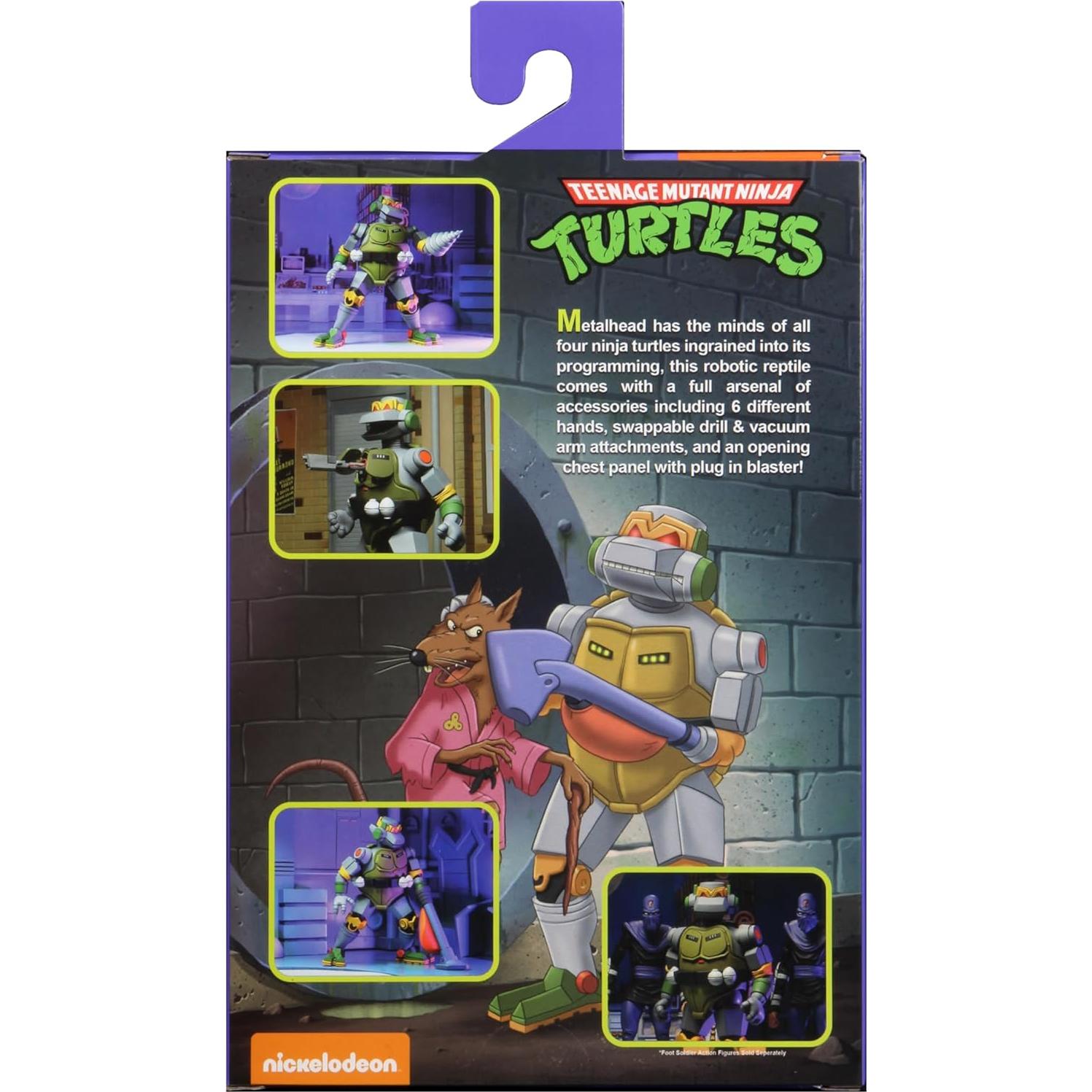 Figura de Acción NECA Metalhead Tortugas Ninja 18 cm